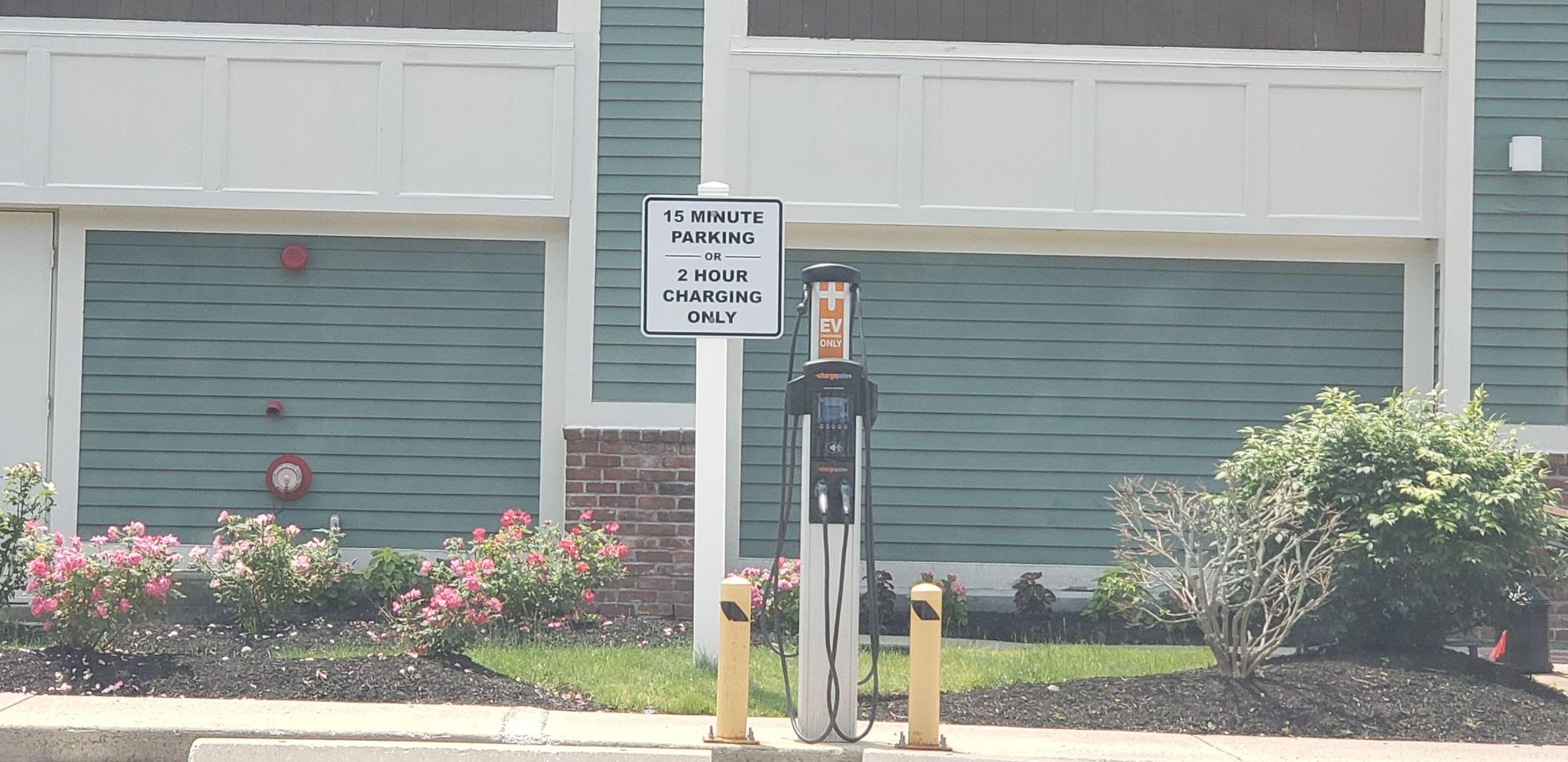 The Village Shoppes Canton, MA EV Station