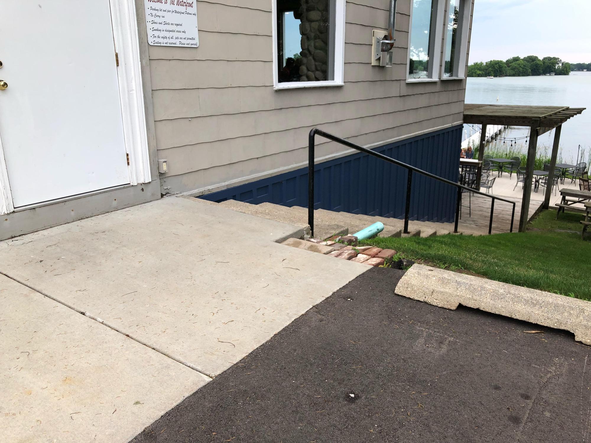 Waterfront at Browns Lake restaurant Burlington, WI EV Station