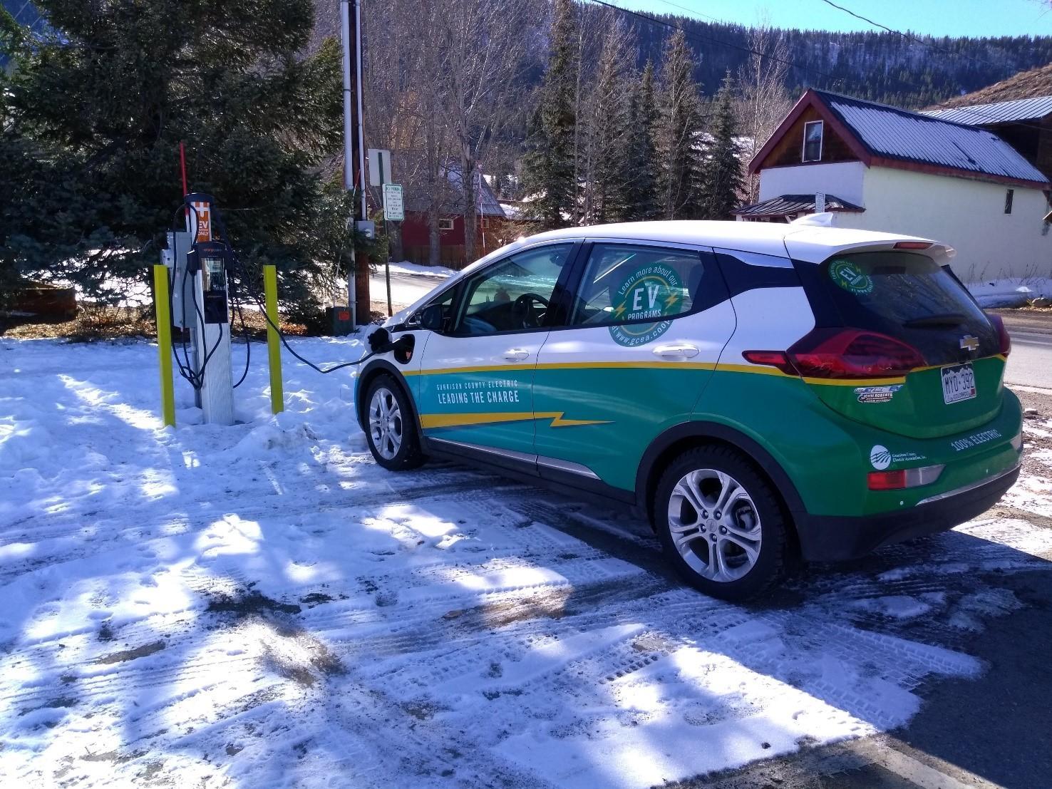 1st and Elk Parking Lot Crested Butte, CO EV Station