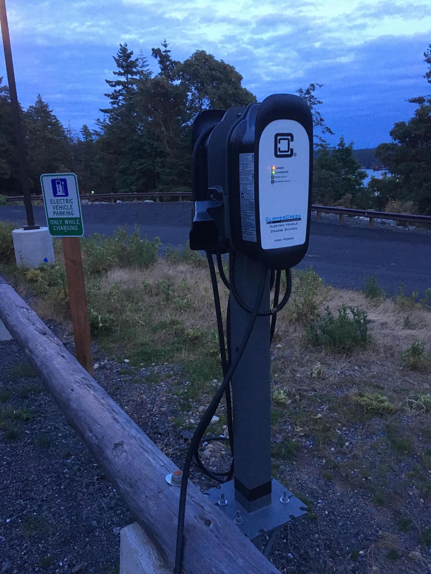 Orcas Island Ferry Terminal Eastsound, WA EV Station