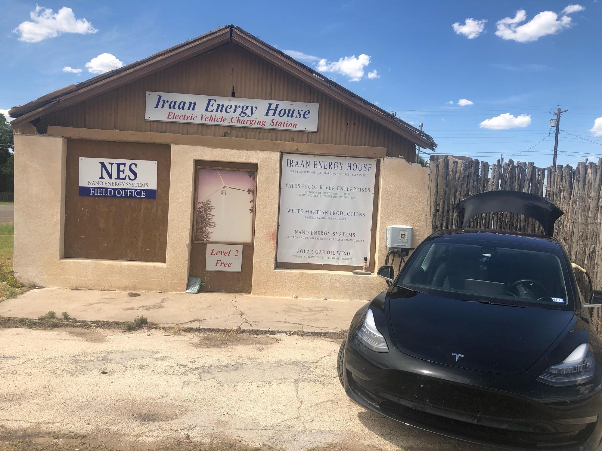 Iraan Energy House Iraan, TX EV Station