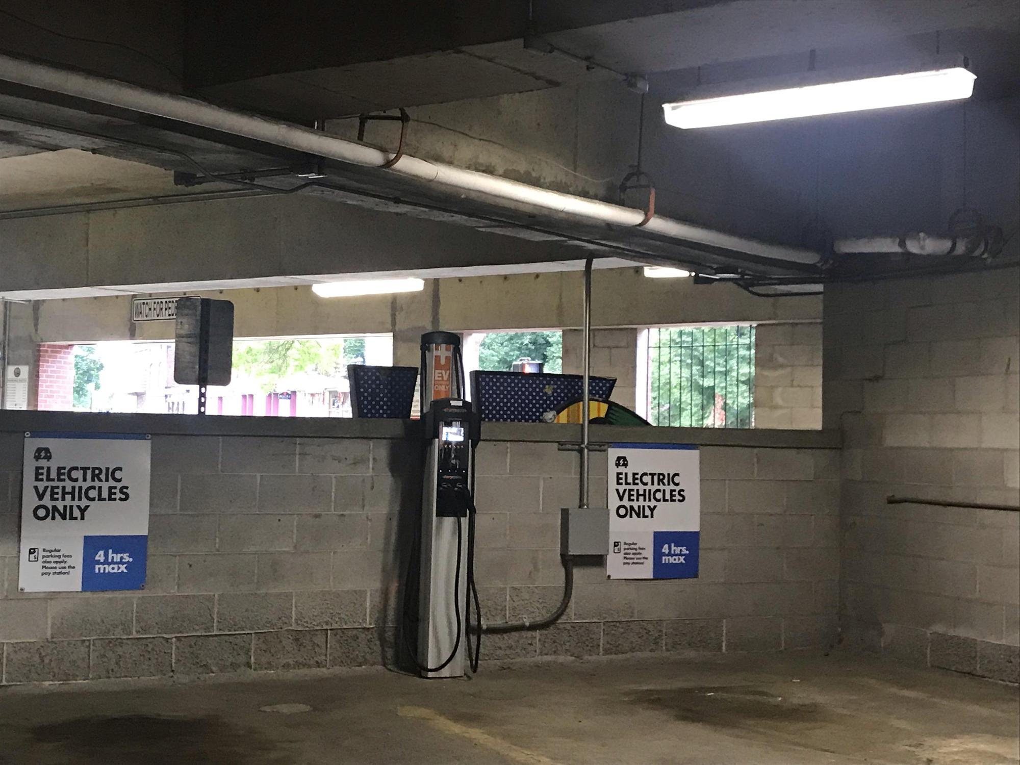 Roy Parking Garage Lowell, MA EV Station