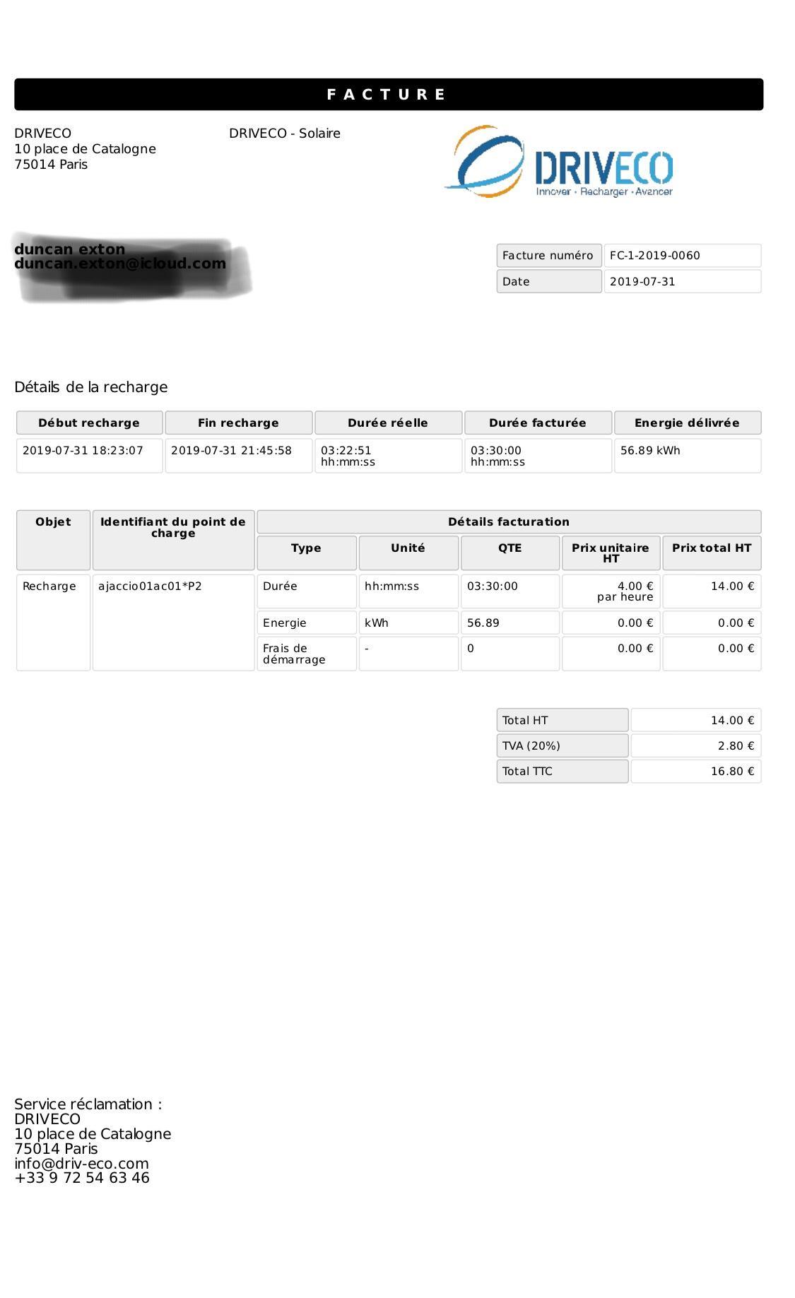 Parking Charles Ornano (paid)