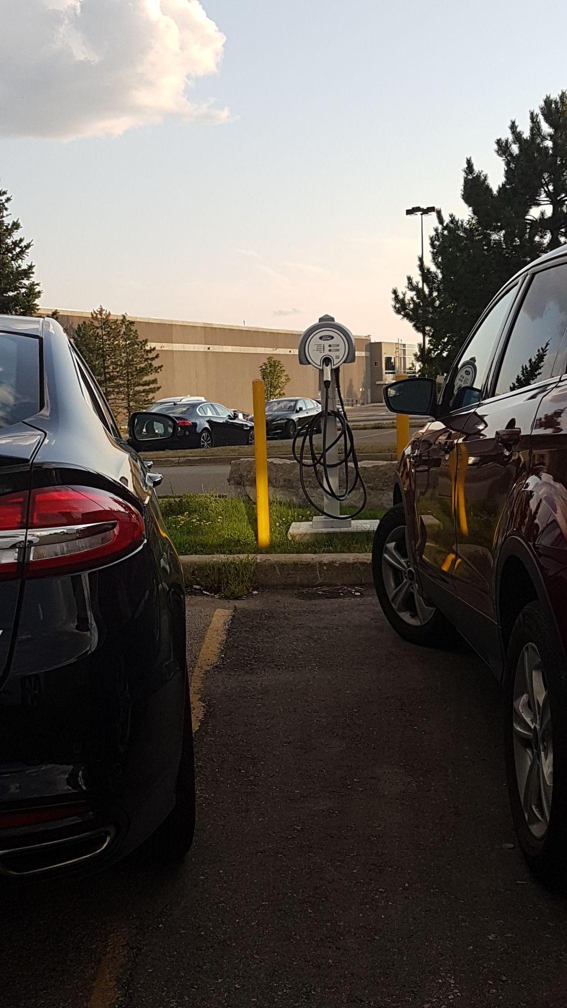 Pine tree ford vaughan on ev station