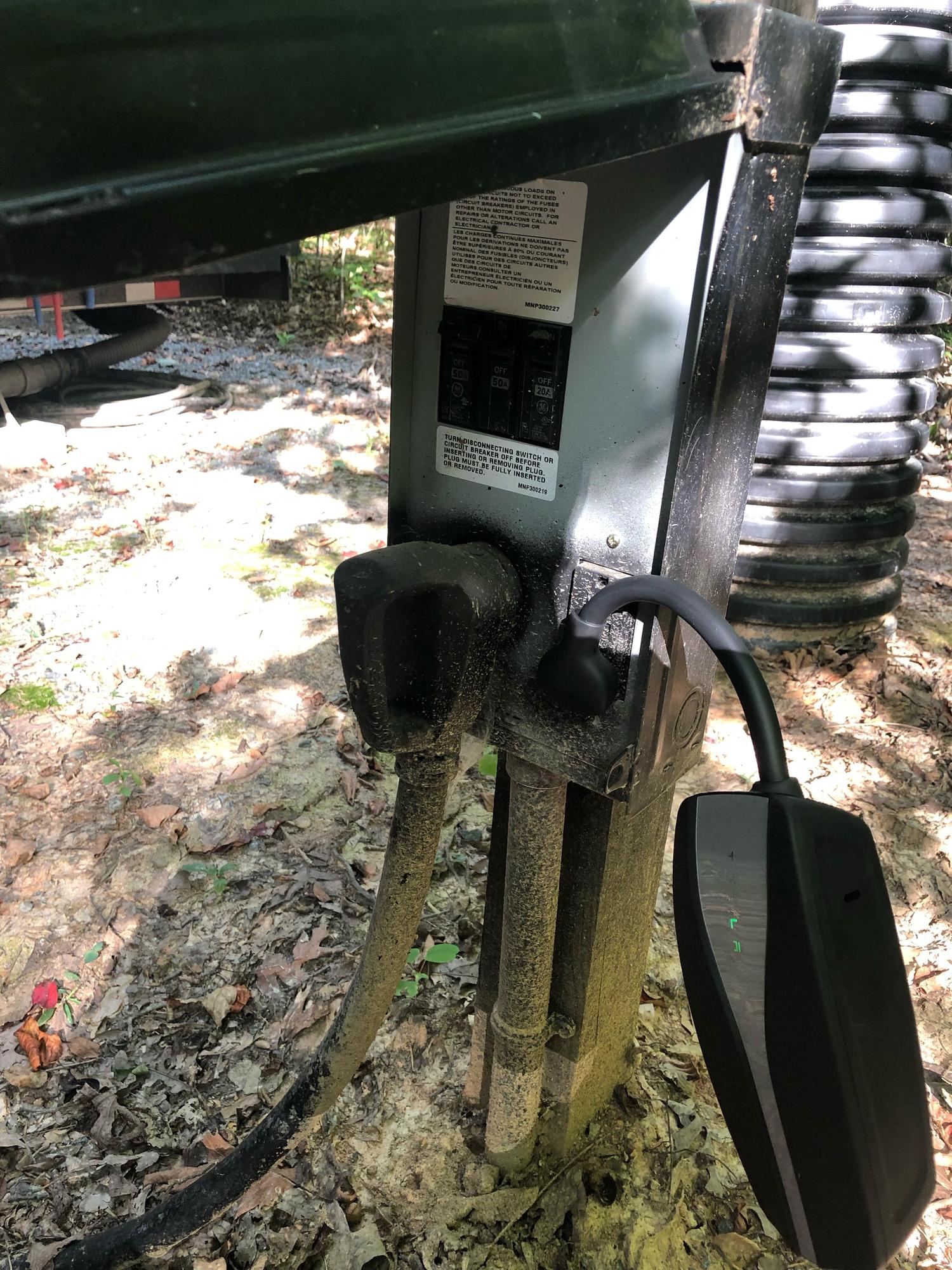 Getaway Cabins Stanardsville, VA EV Station
