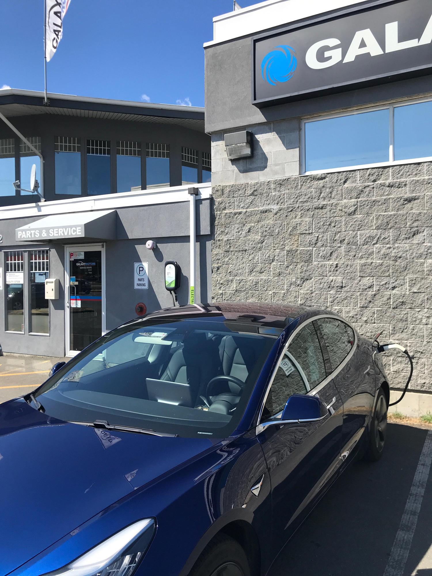 Galaxy Motors Victoria, BC EV Station