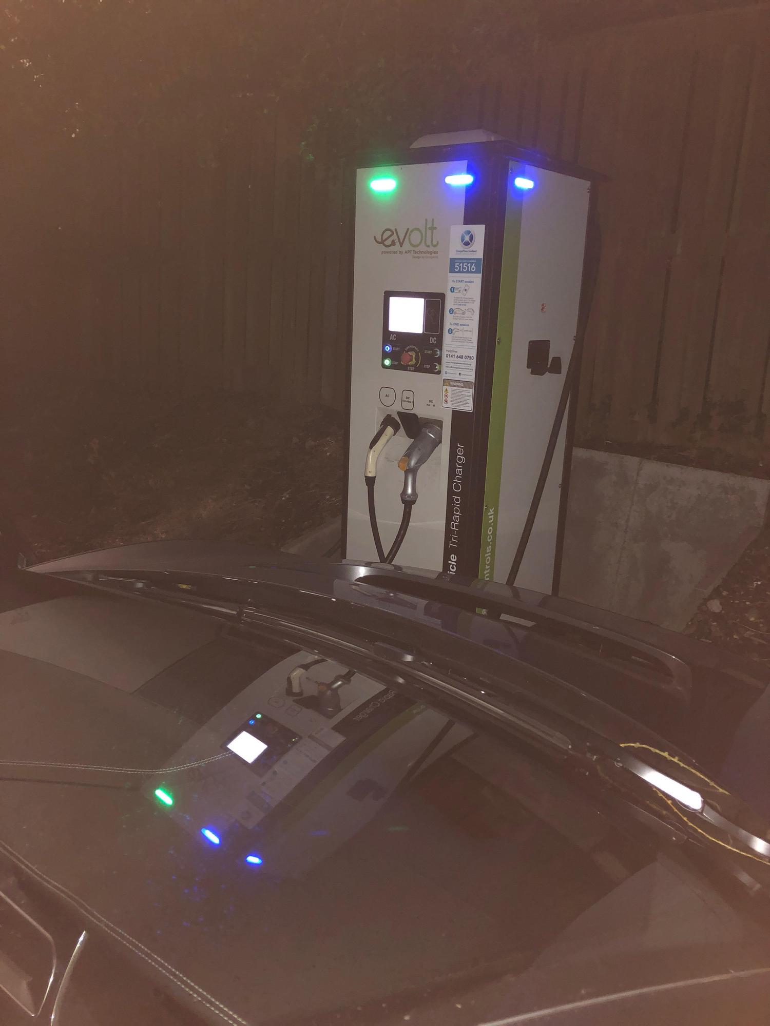 Kinross Park & Ride Car Park Kinross, Scotland EV Station