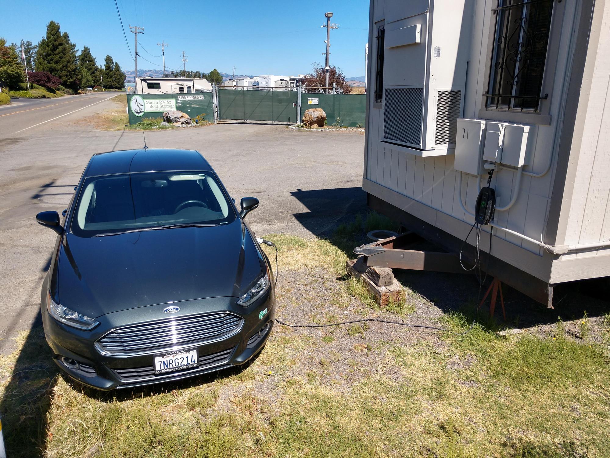 Marin RV Storage Novato, CA EV Station