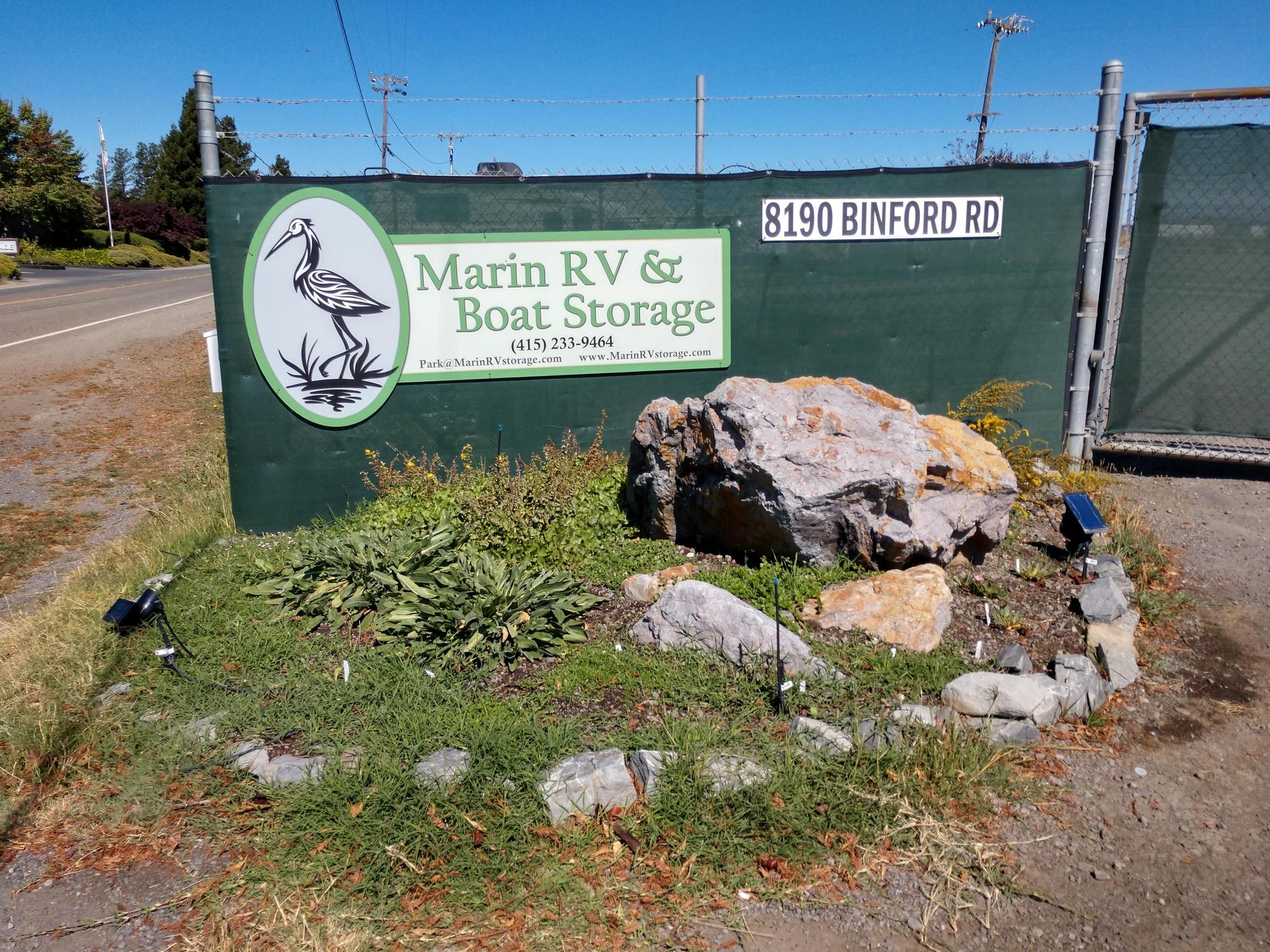 Marin RV Storage Novato, CA EV Station