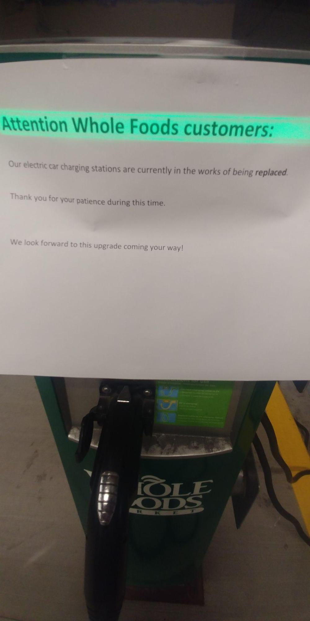 Whole Foods Market Annapolis, MD EV Station