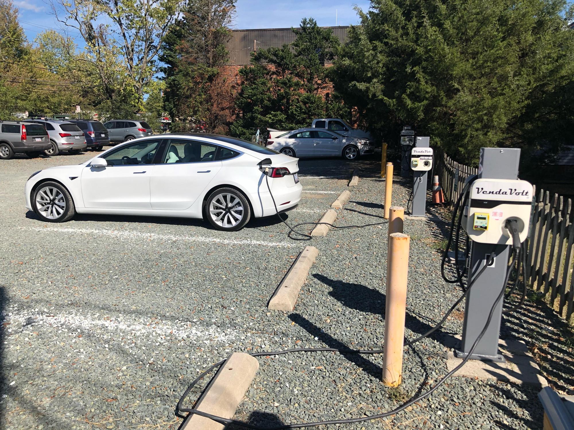 Mills Rentals Carrboro, NC EV Station