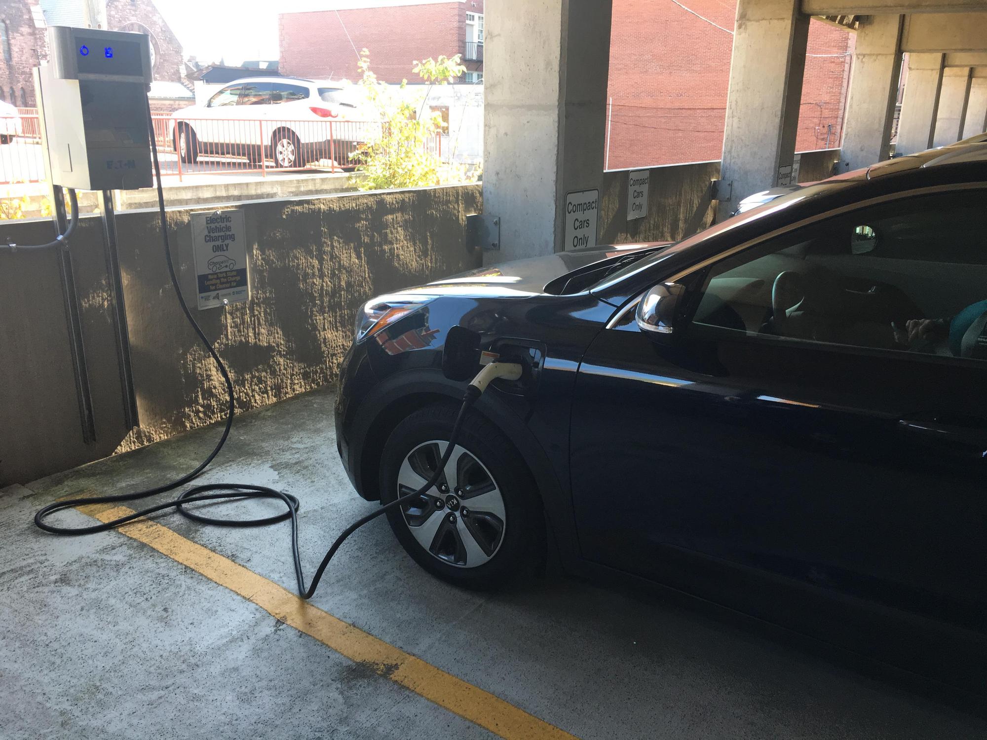 Cherry Street Parking Ramp Jamestown, NY EV Station