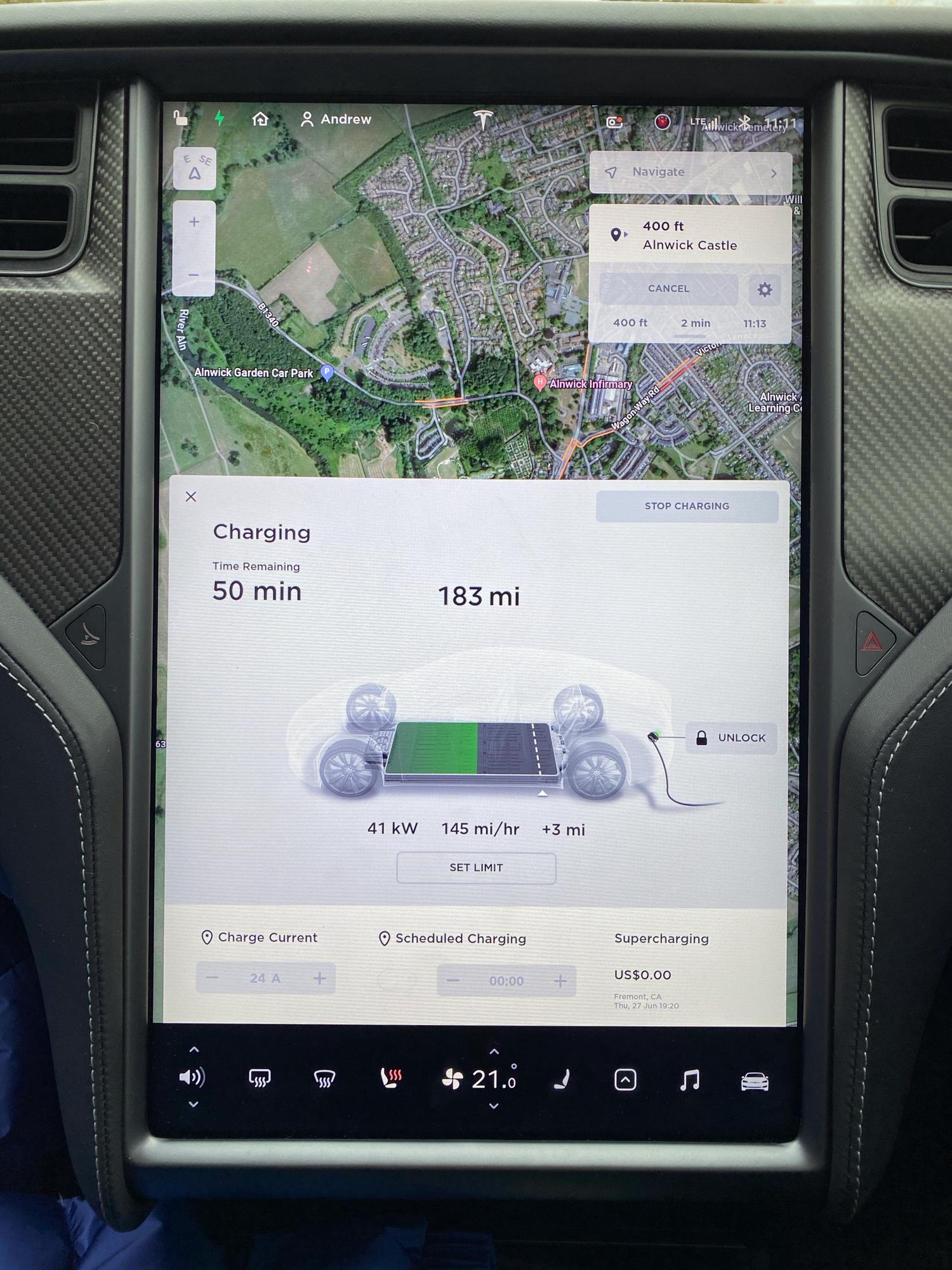 Greenwell Road Alnwick Alnwick, England EV Station