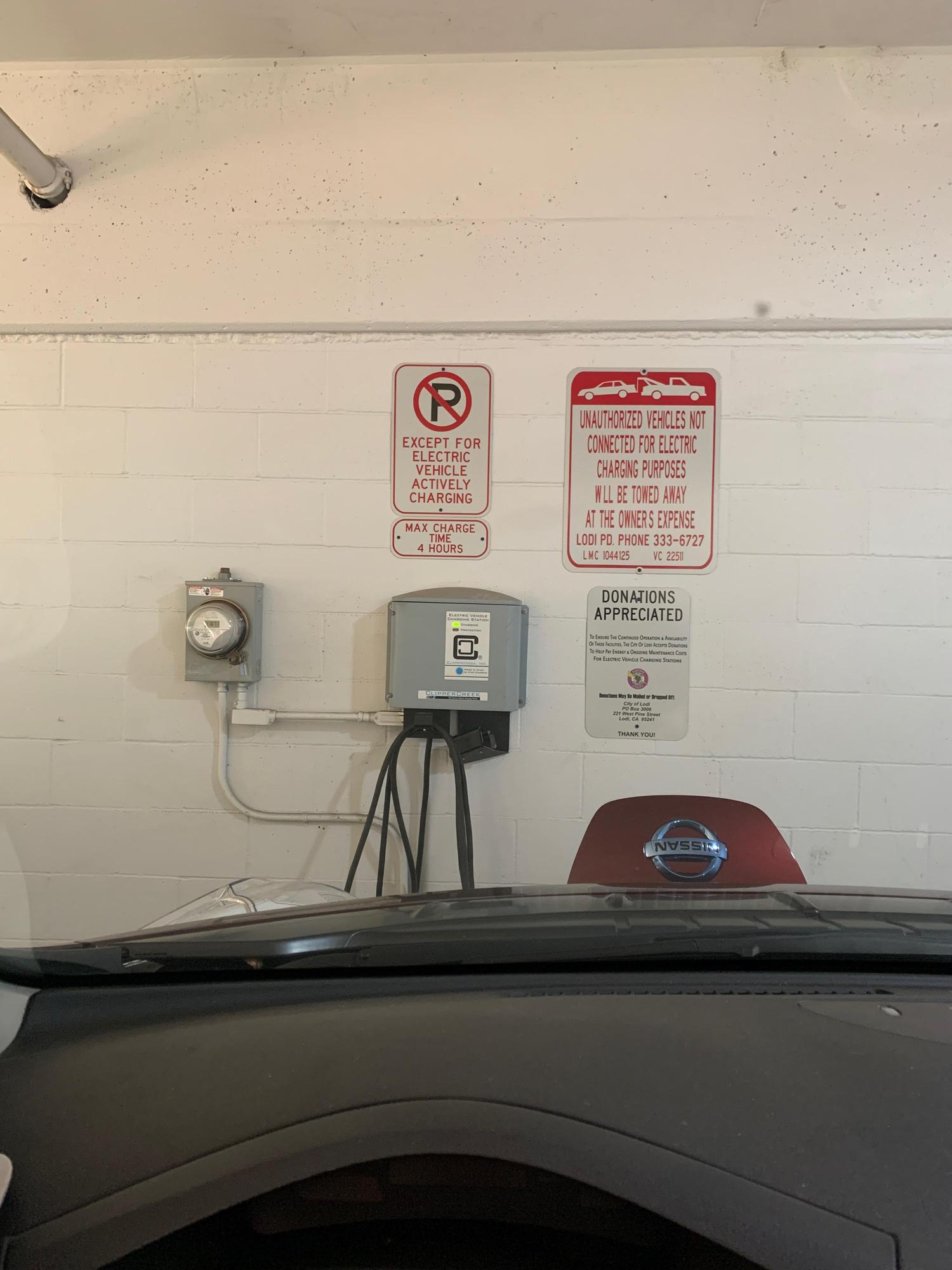 Lodi Downtown Parking Structure Lodi, CA EV Station