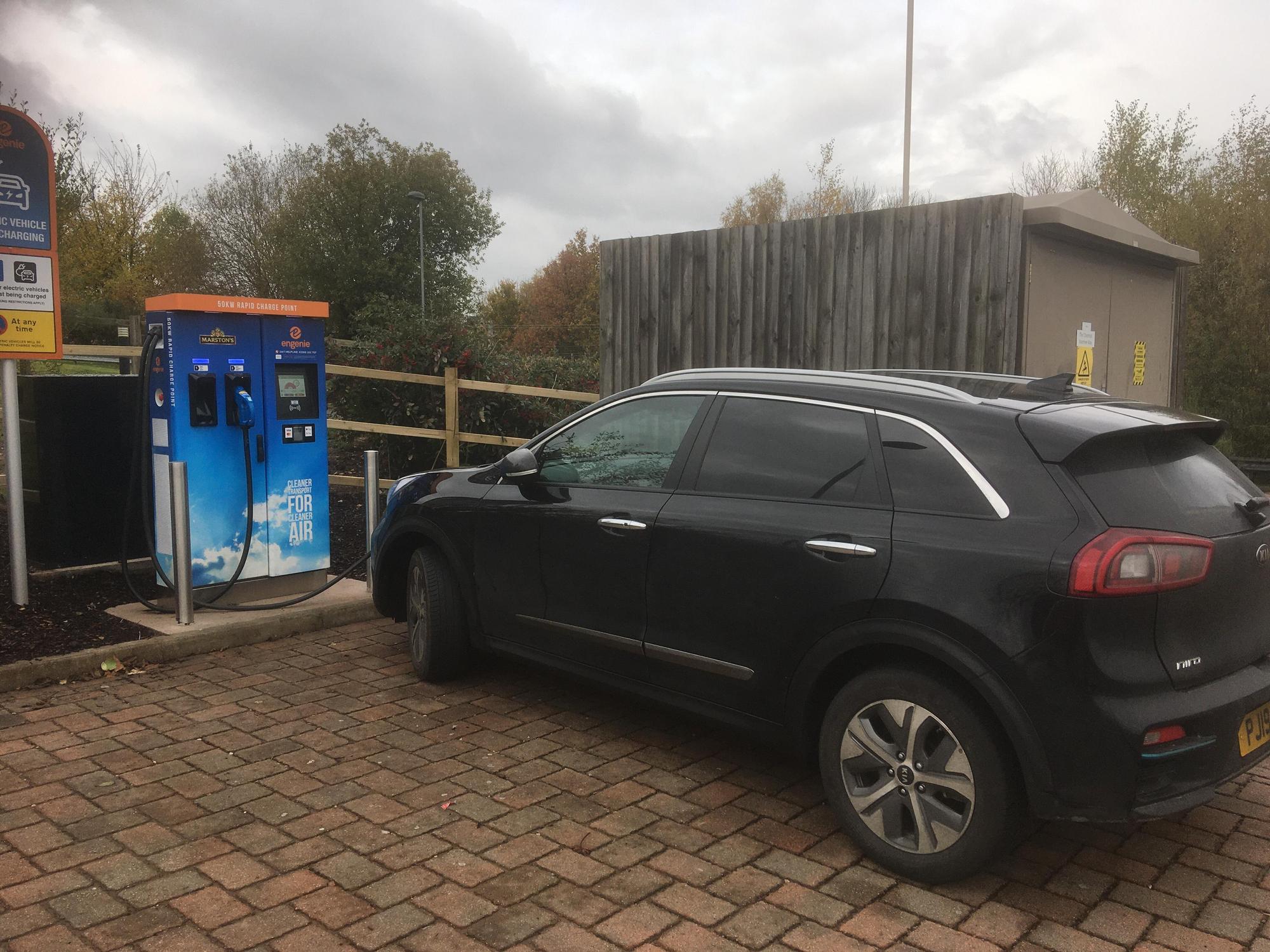 Chestnut tree wednesbury england ev station