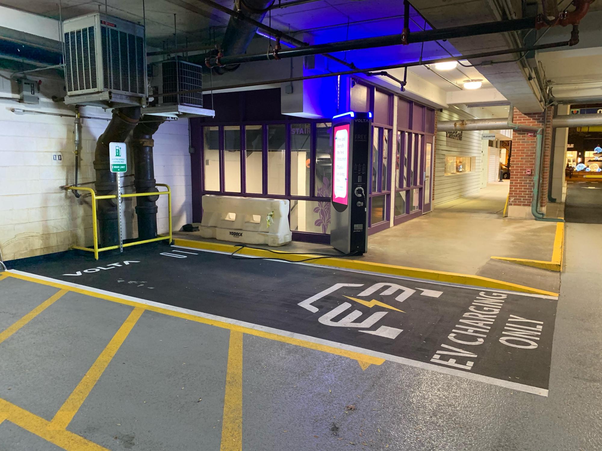 Market Common Clarendon Garage Level 2 Entrance Arlington, VA EV