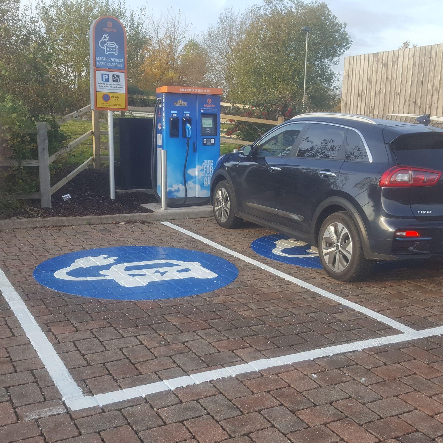 Chestnut tree wednesbury england ev station