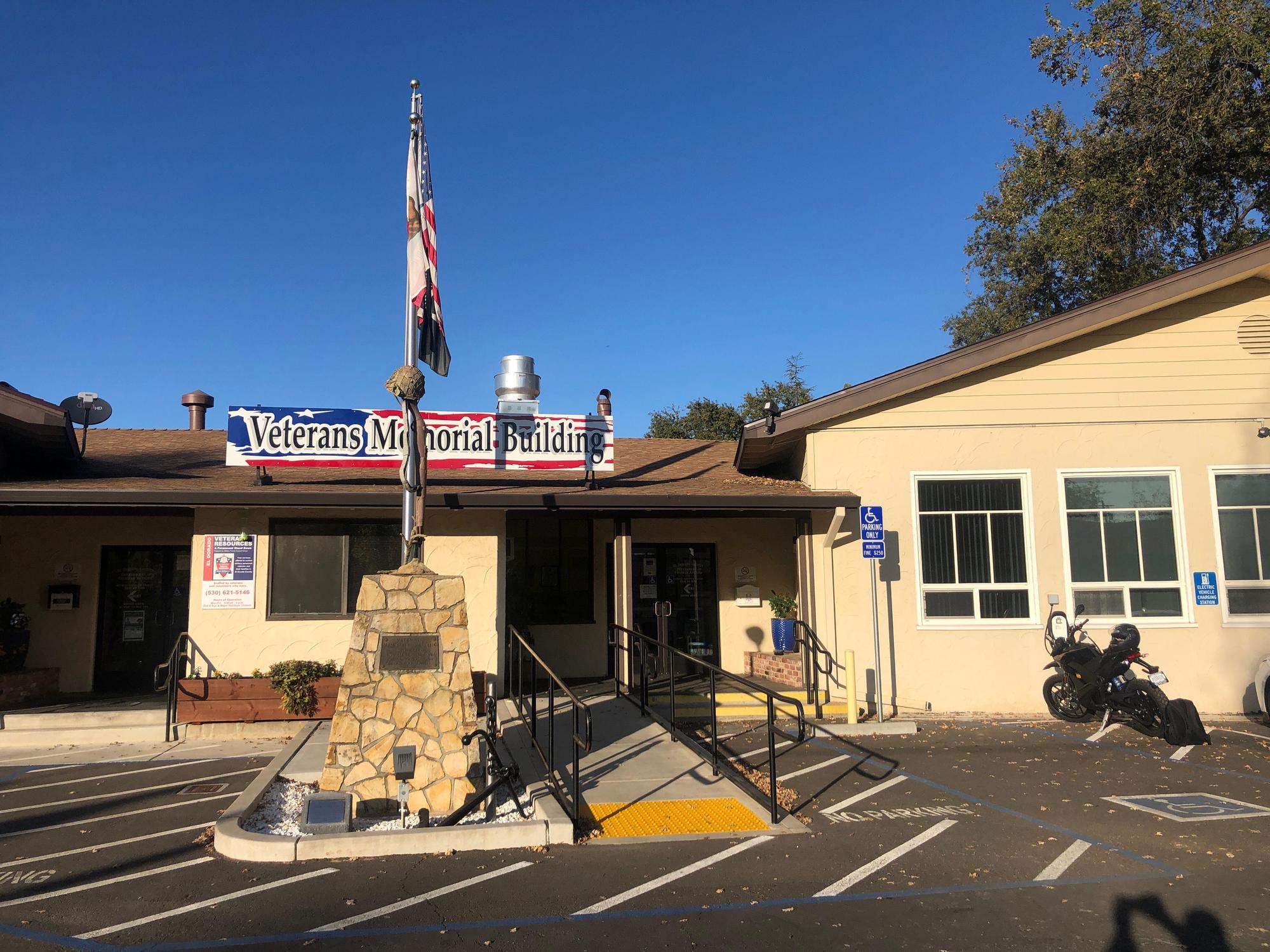 EV Charger EDC Veterans Hall Placerville, CA EV Station