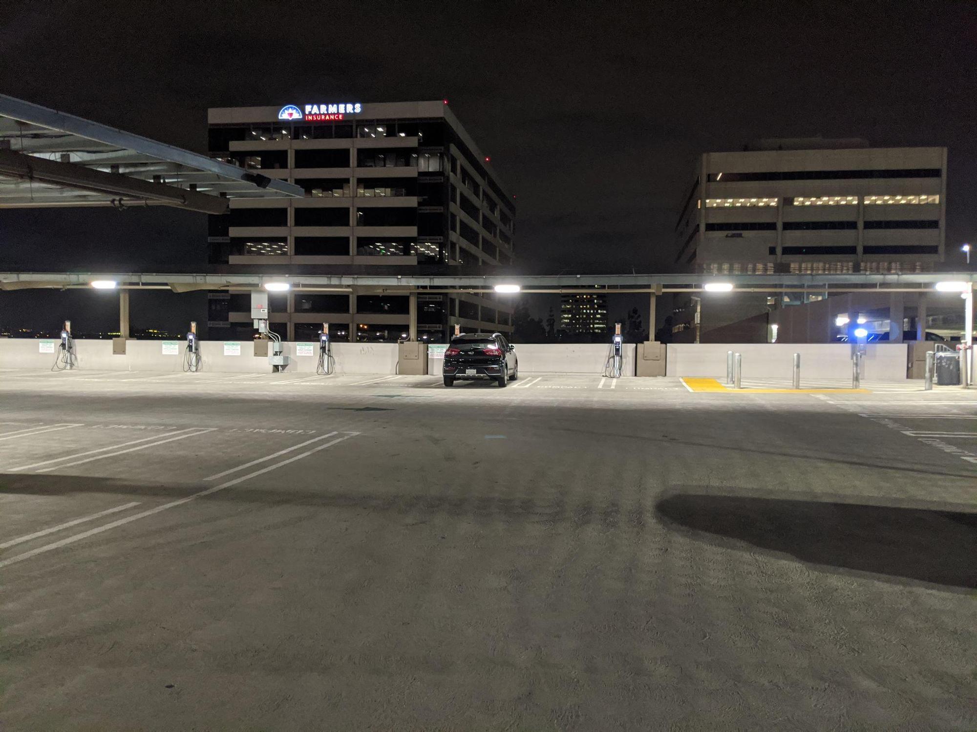Topanga Village Westfield Parking Garage Los Angeles, CA EV Station