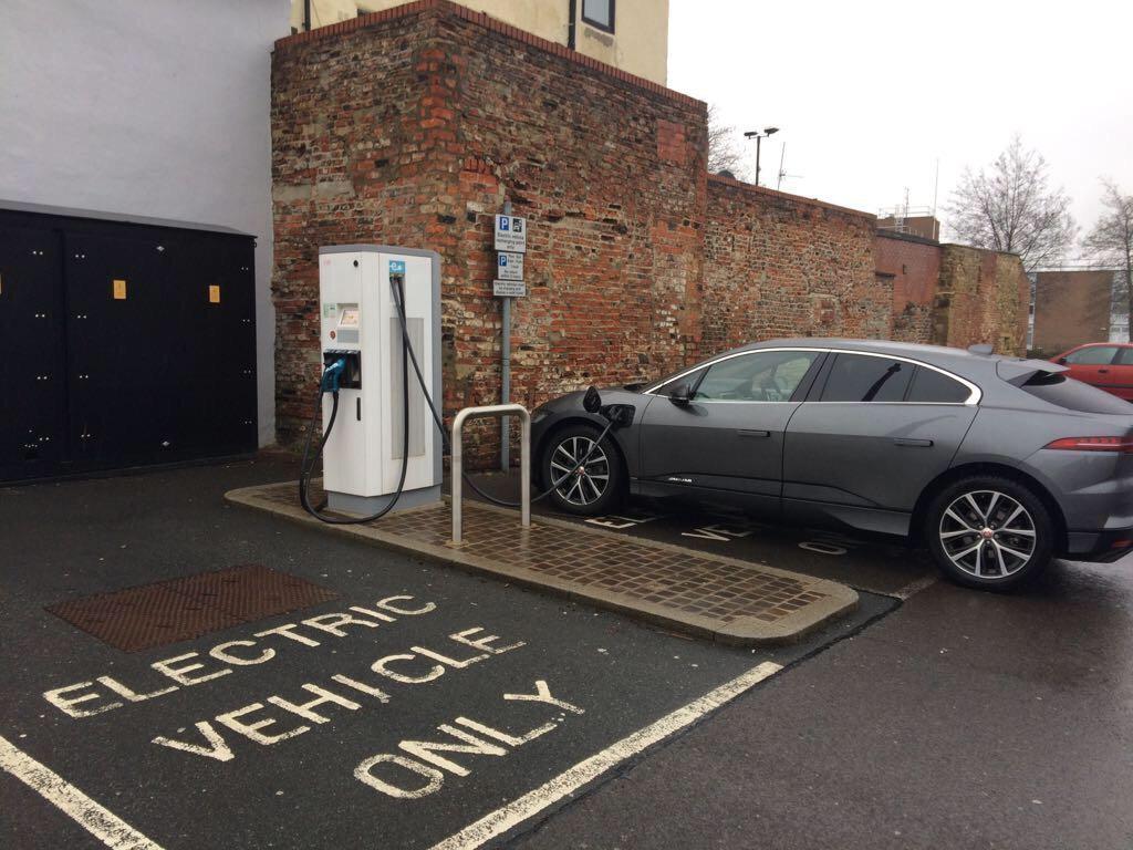 Street Car Park StocktononTees, England EV Station