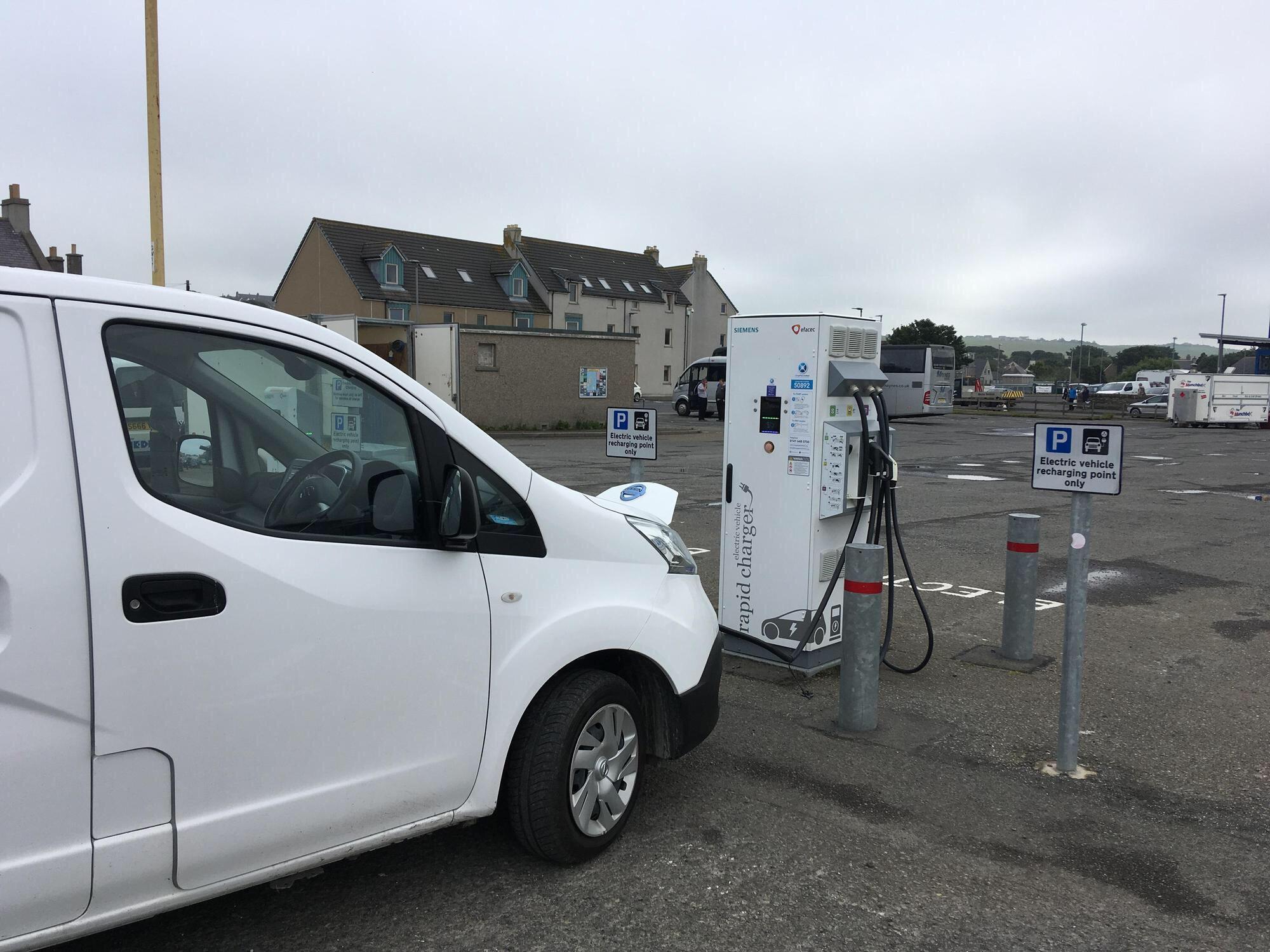 Great Western Road (North) Car Park Kirkwall, Scotland EV Station