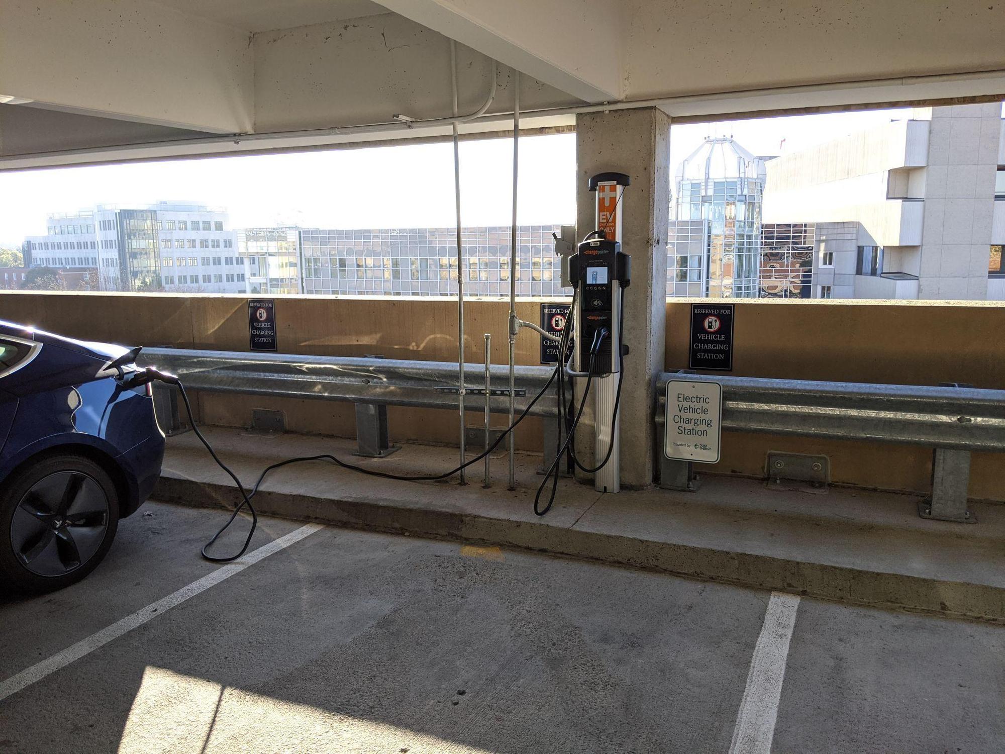 Duke Hospital Parking Garage (PG2) Durham, NC EV Station