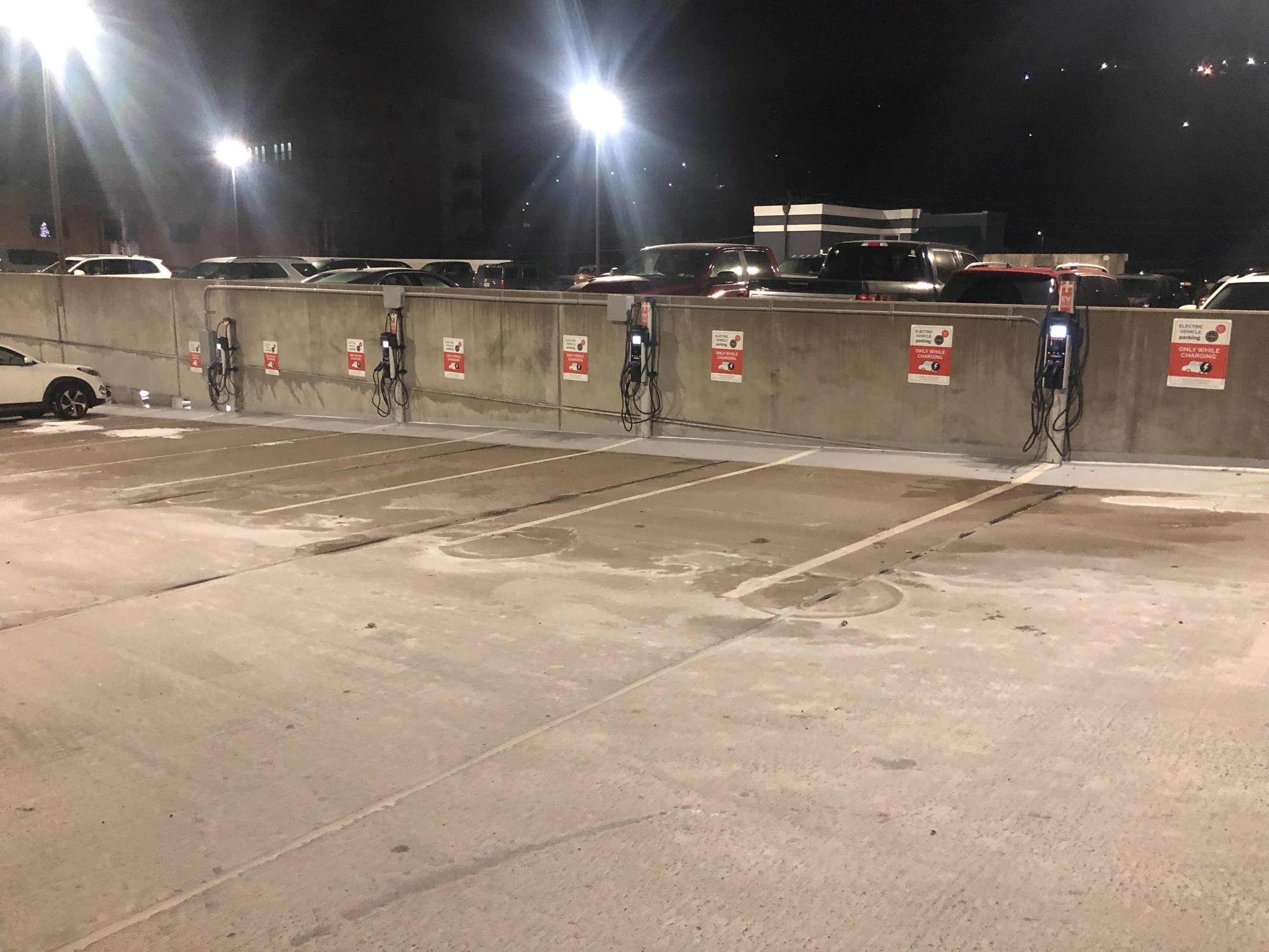 Cork Factory Parking Garage Pittsburgh, PA EV Station