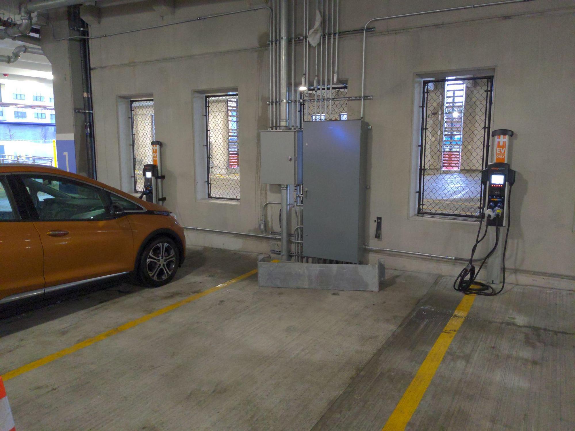 Kilroy Square Garage Quincy, MA EV Station