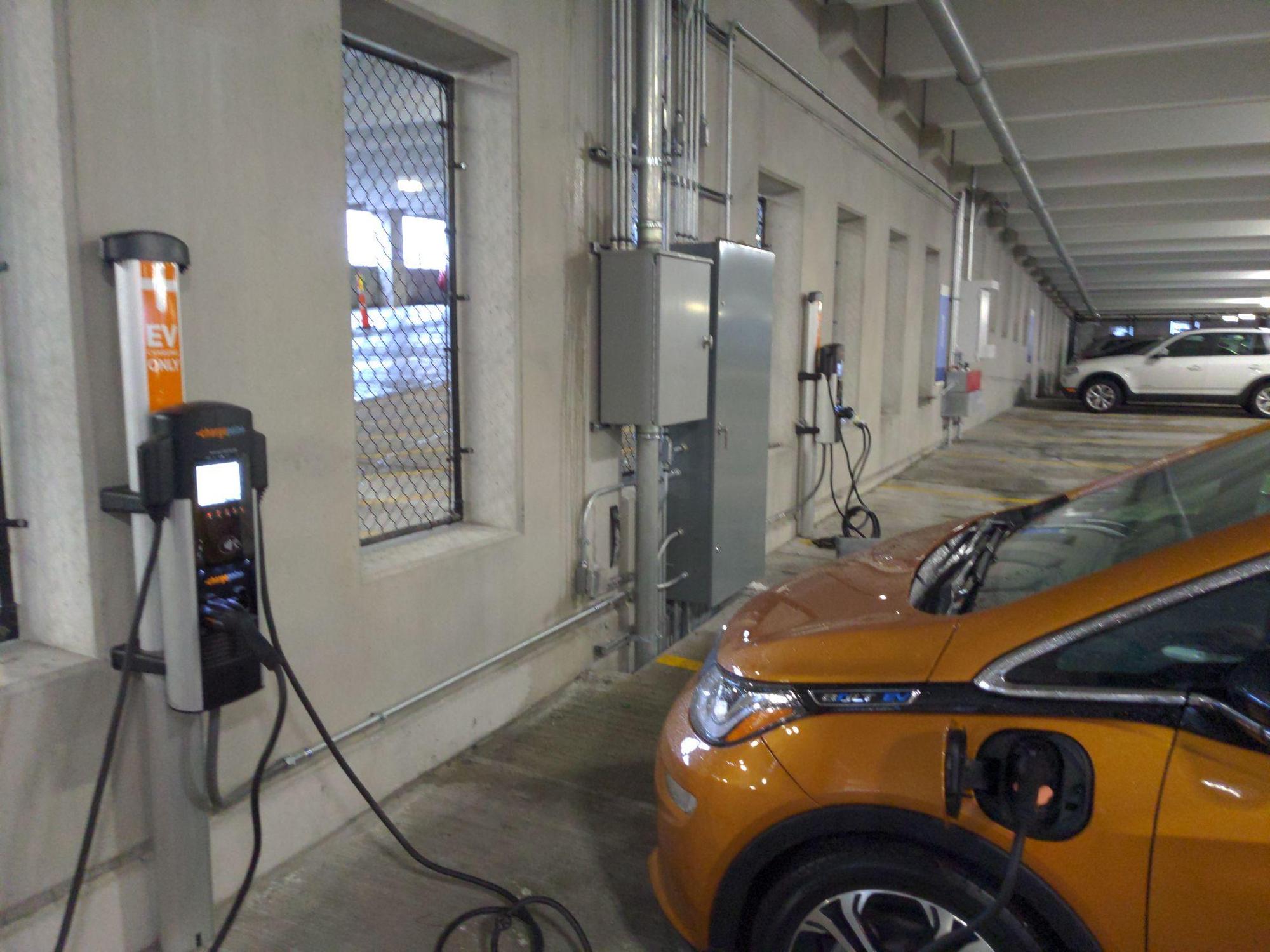 Kilroy Square Garage Quincy, MA EV Station