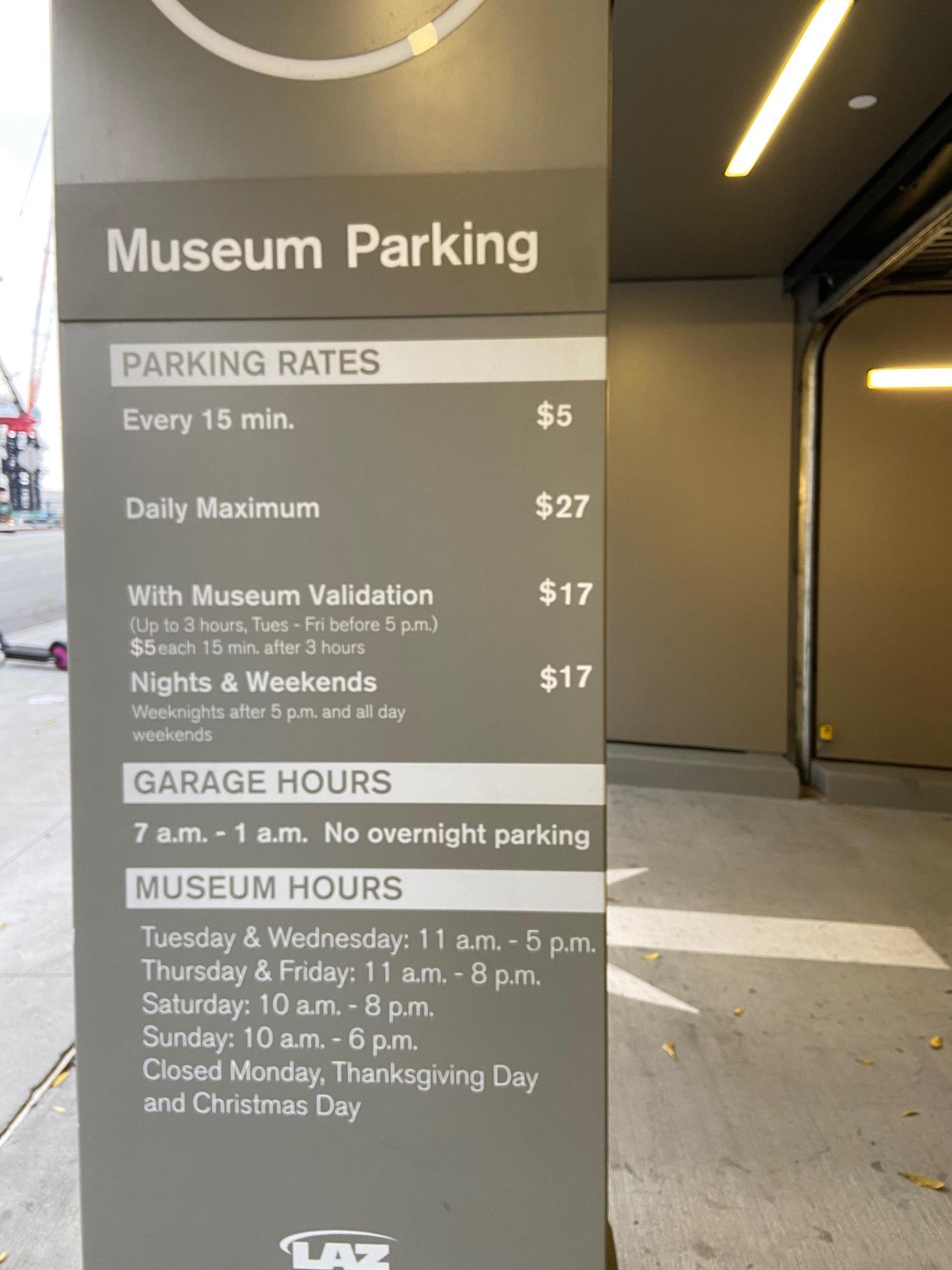 The Broad Art Museum Parking Garage Los Angeles, CA EV Station