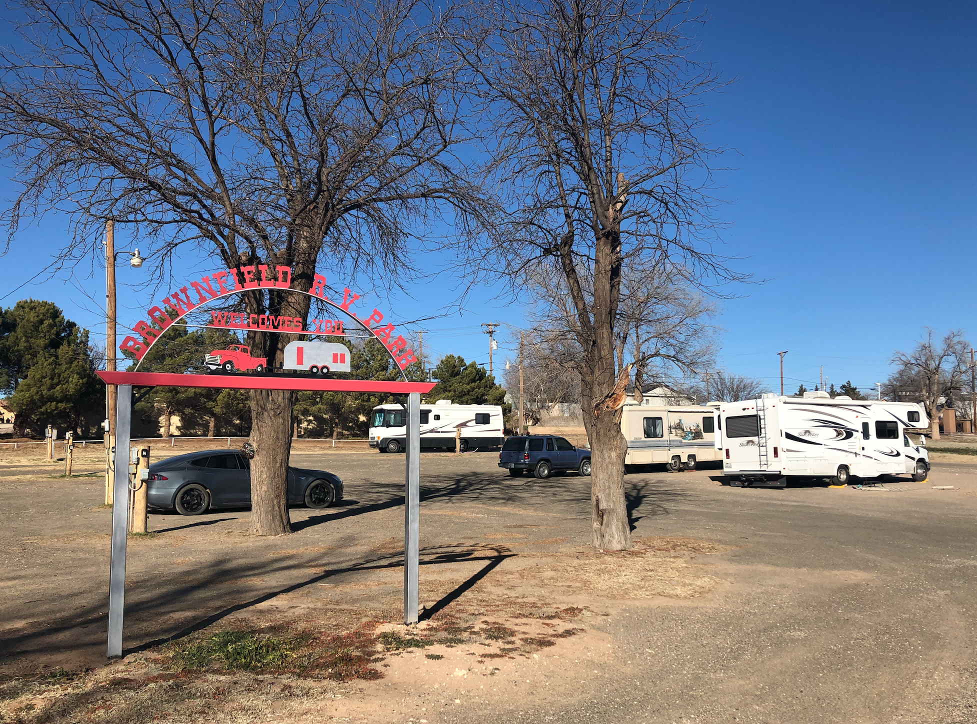Coleman Park Brownfield, TX EV Station