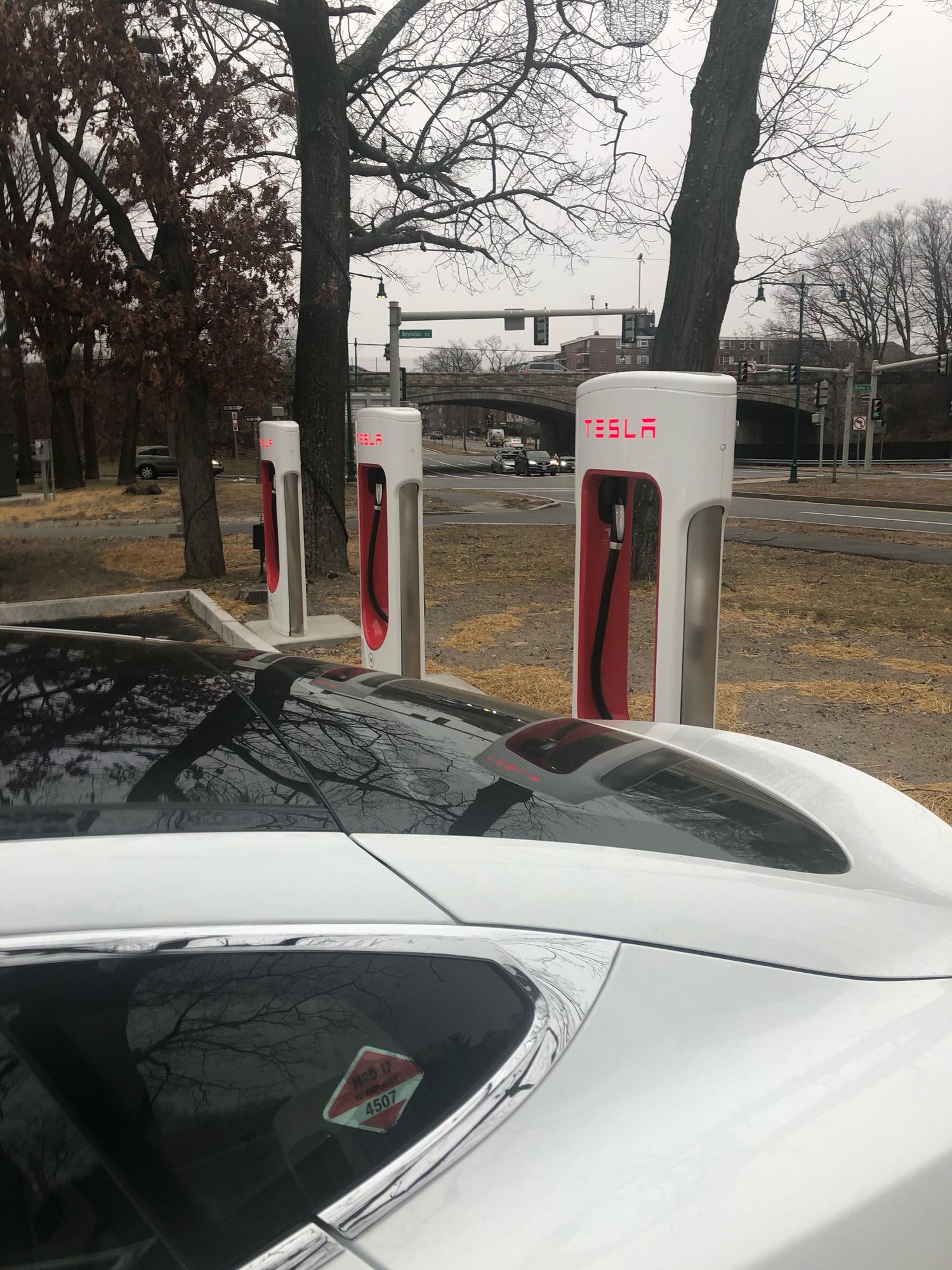 Boylston St Parking Lot Newton, MA EV Station