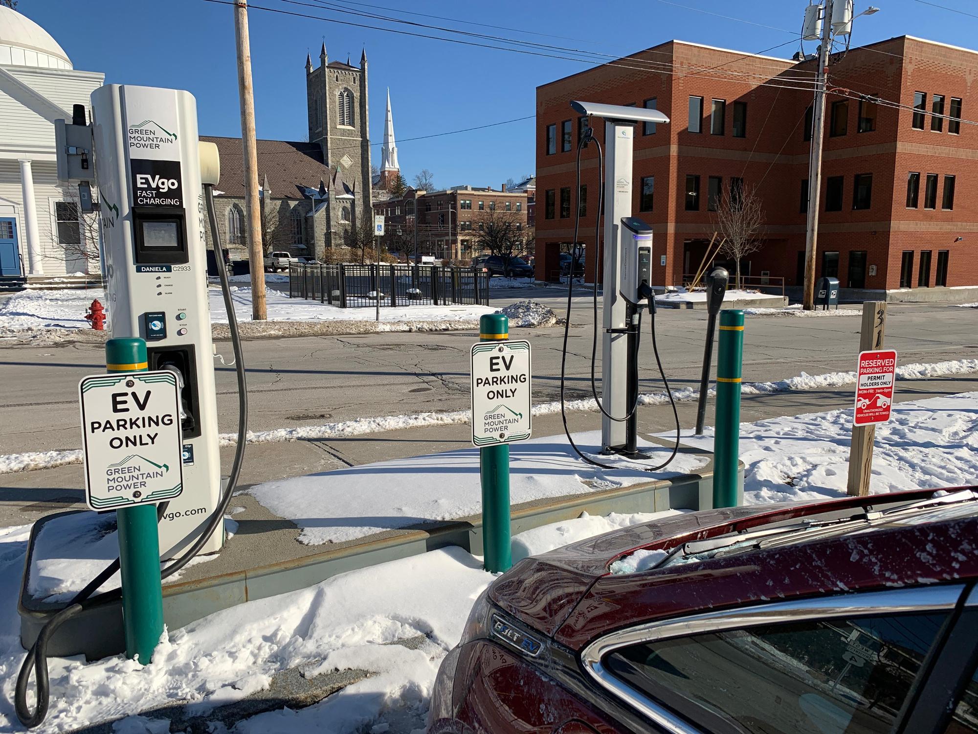 West Street Public Parking Rutland, VT EV Station