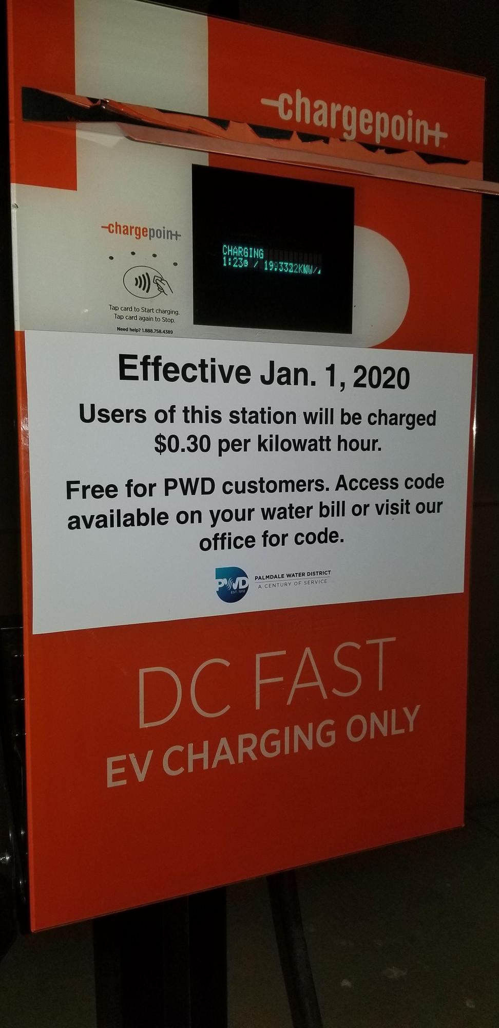 Palmdale Water District Palmdale, CA EV Station