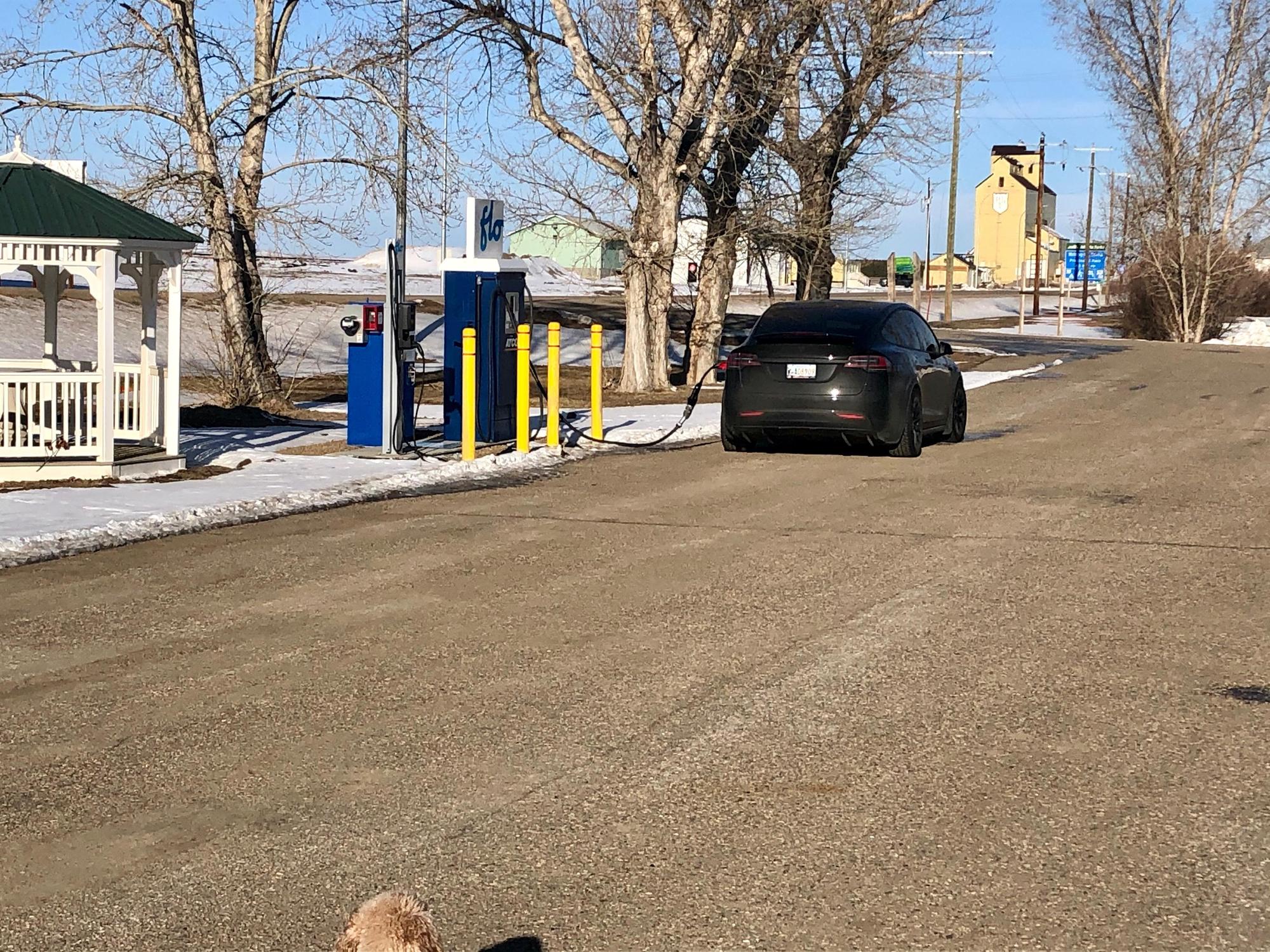Milk River Rest Area & Campground Milk River, AB EV Station