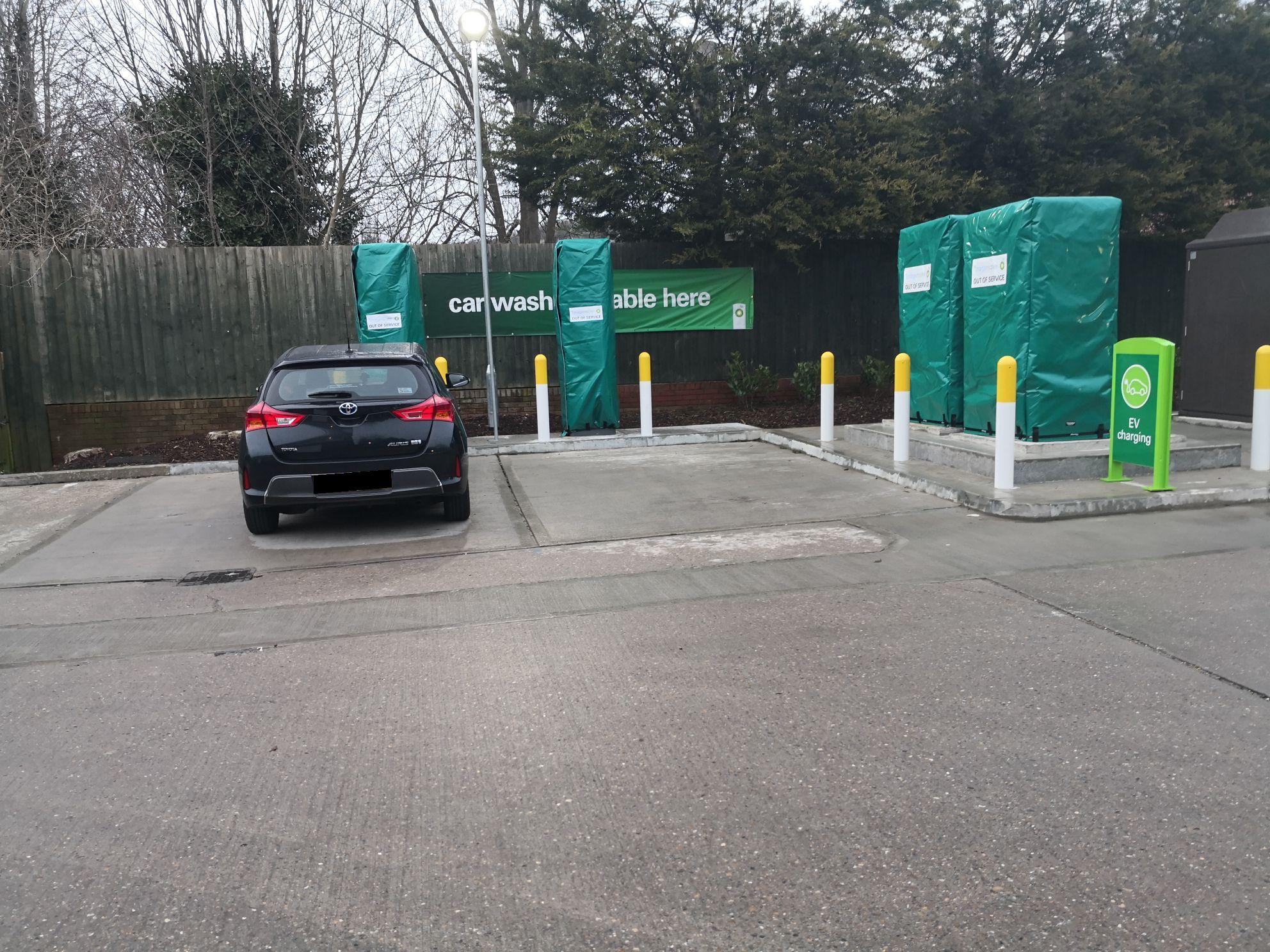 BP Godstone Warlingham, England EV Station