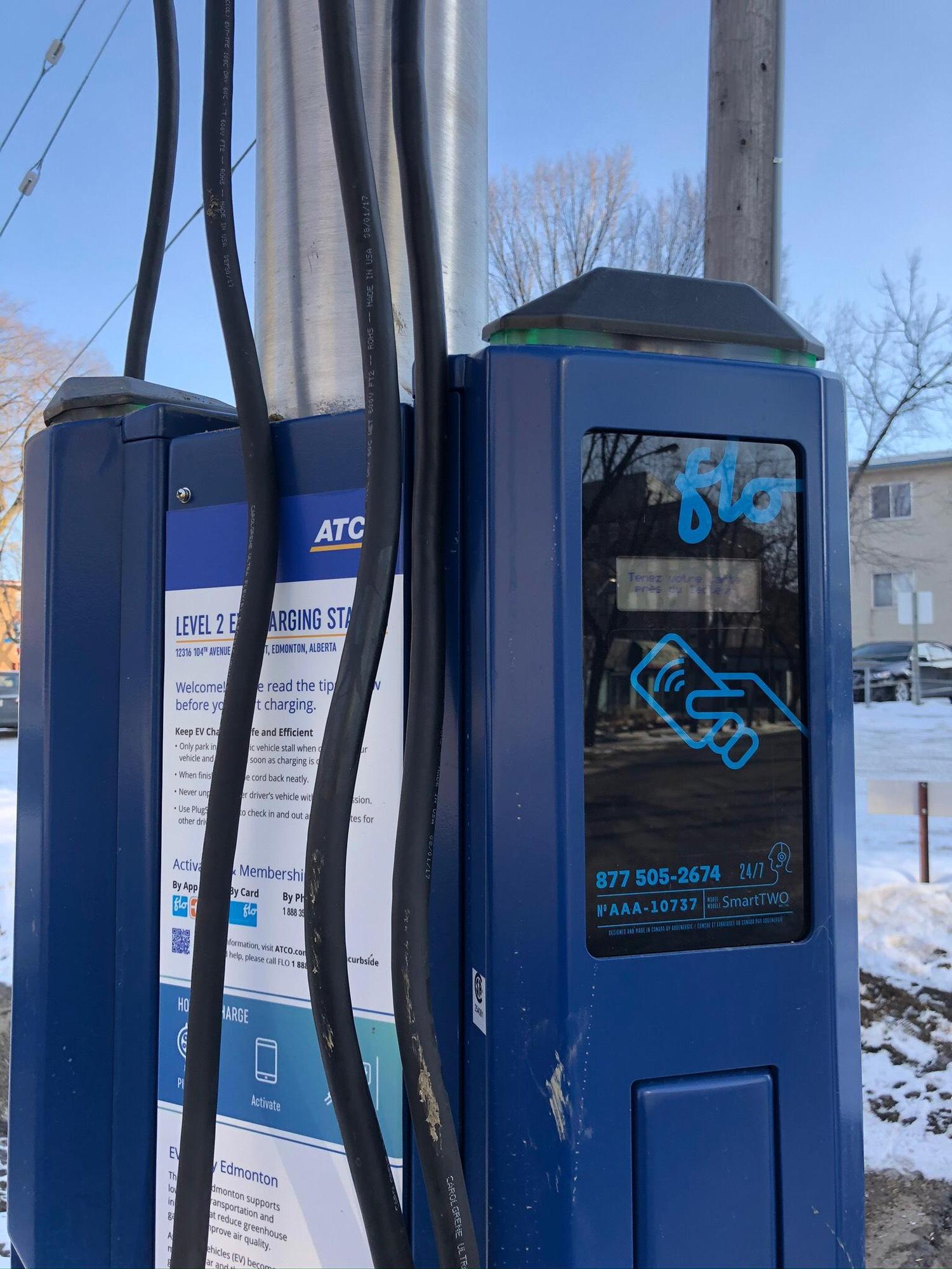104th Ave Parking/Charging Edmonton, AB EV Station