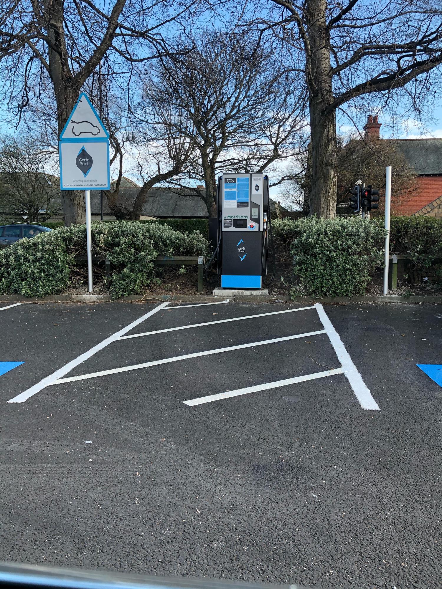 Morrisons Whitley Bay Hillheads Road, Whitley Bay, Tyne and Wear, NE25 8HN EV Station