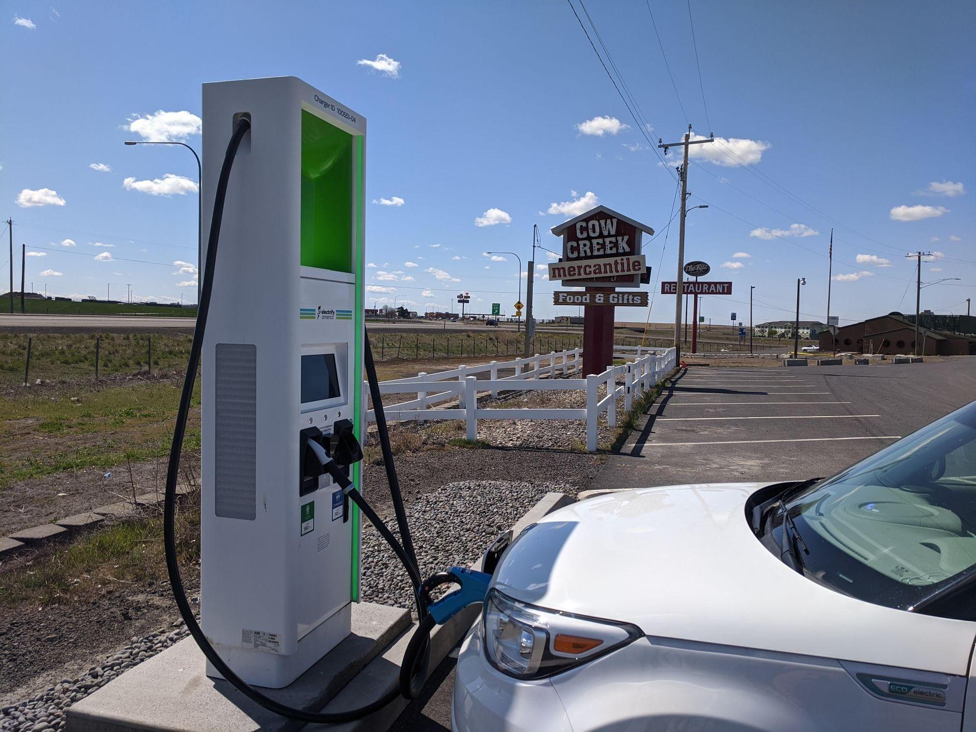 Cow Creek Mercantile Ritzville, WA EV Station