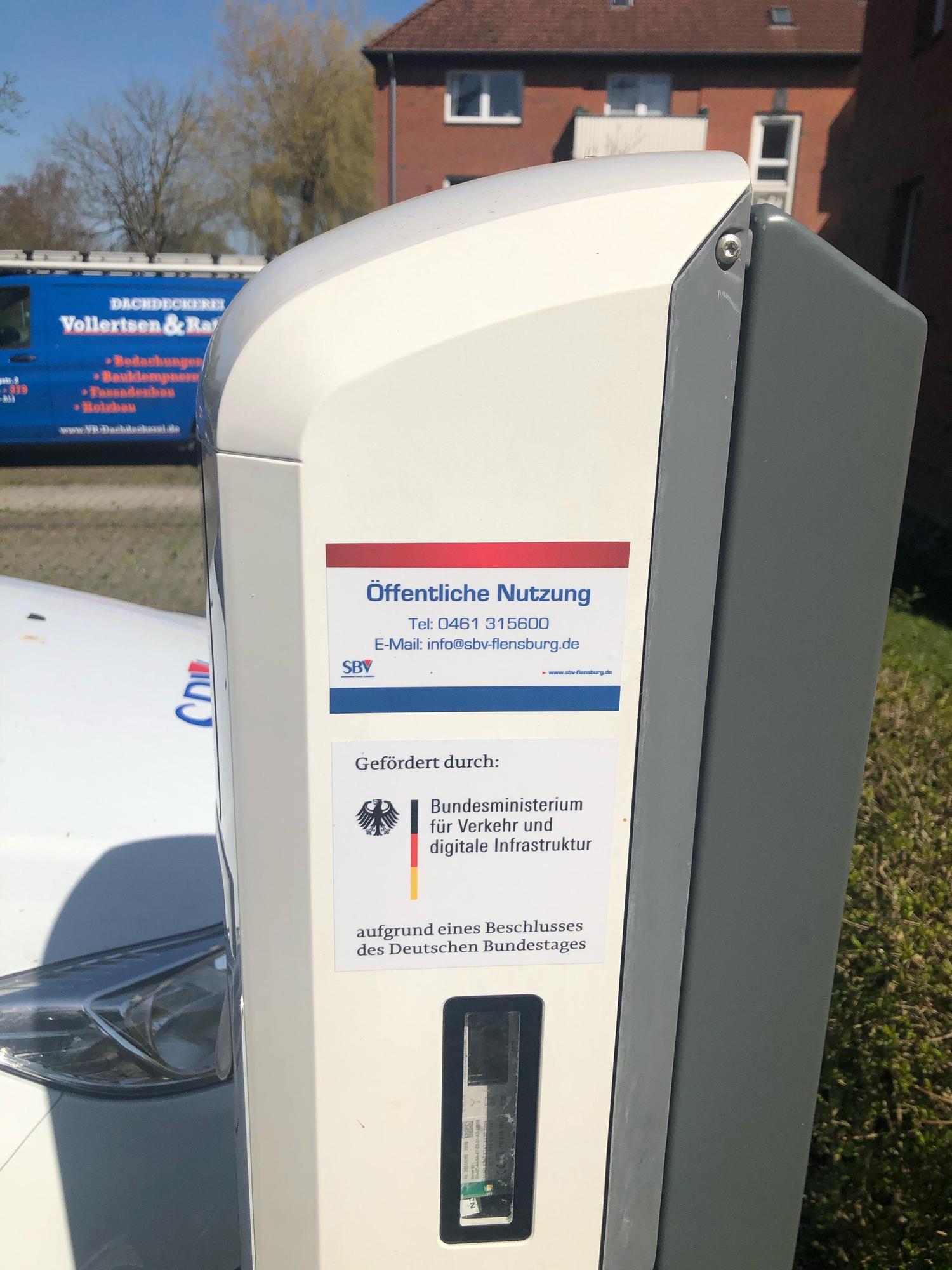 SBV Flensburg FL SH EV Station SBV Flensburg FL SH EV Station