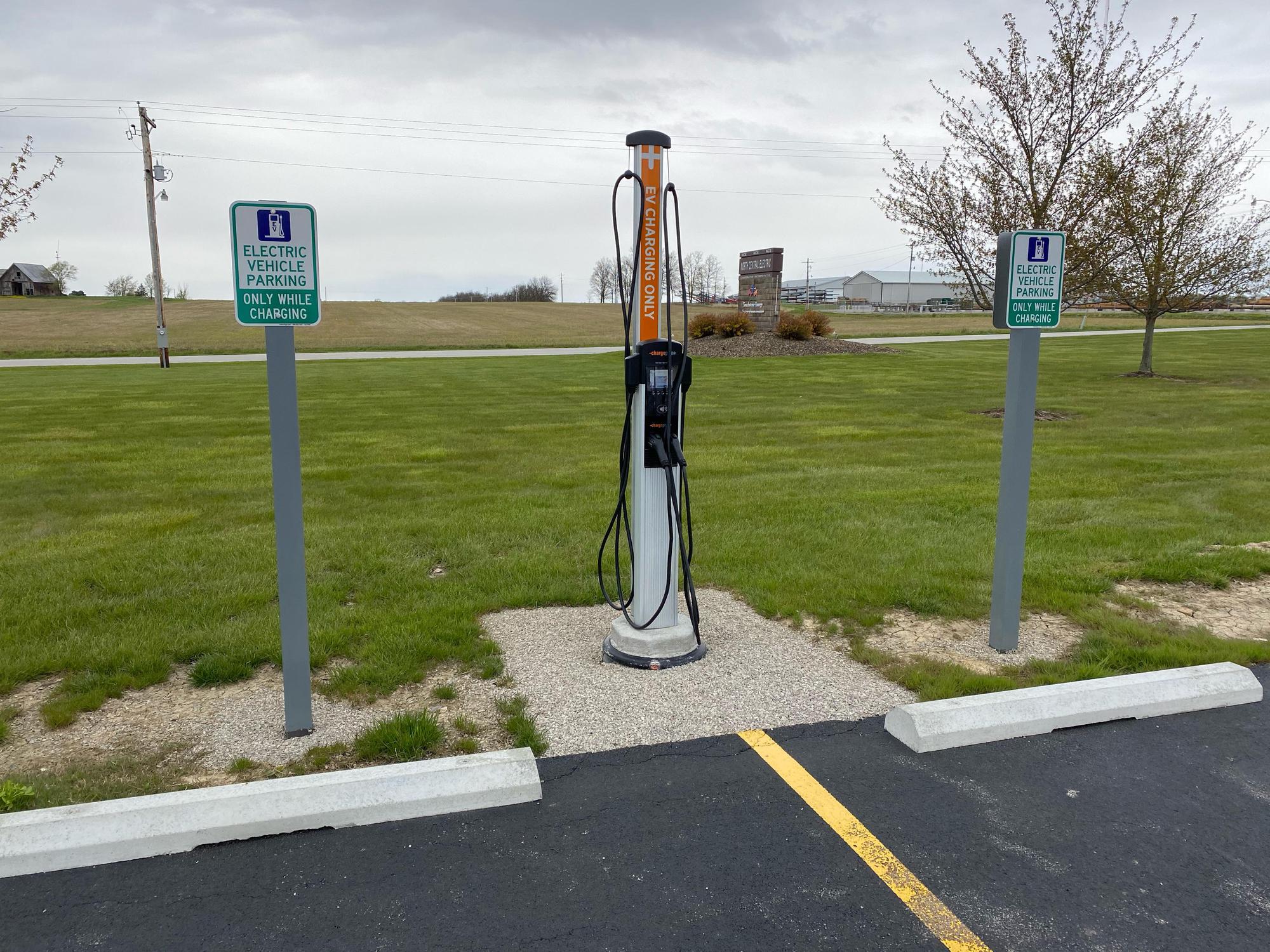 North Central Electric Cooperative Attica, OH EV Station