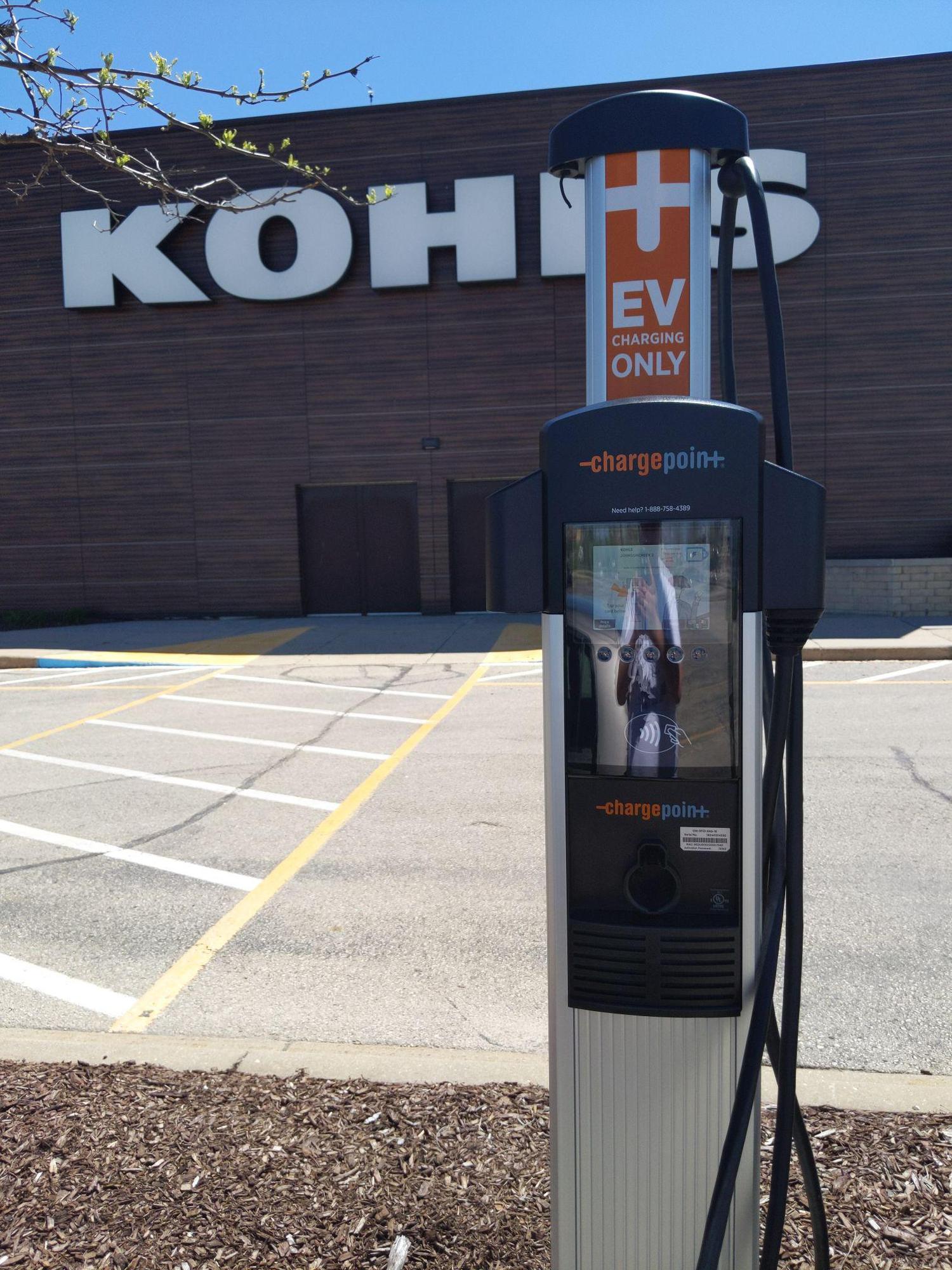 Kohl's Johnson Creek, WI EV Station