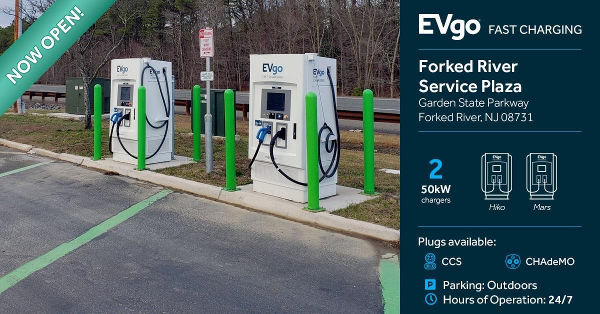Forked River Service Plaza Lacey Township, NJ EV Station