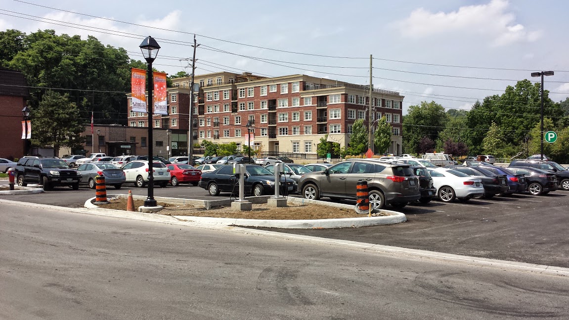 Ann & Samuel Sterne Municipal Parking Lot Bolton, ON EV Station