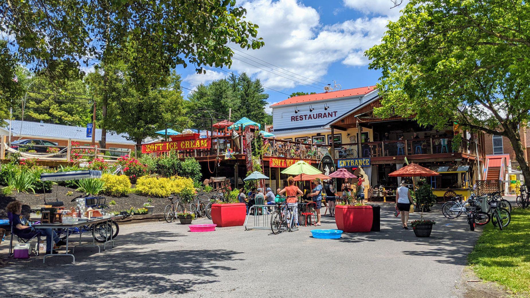 Western Maryland Rail Trail Hancock, MD EV Station