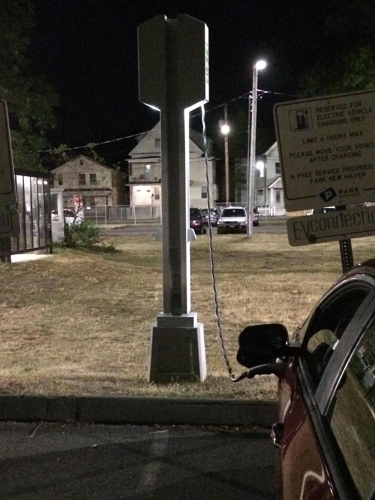 Sherman Parking Lot New Haven, CT EV Station