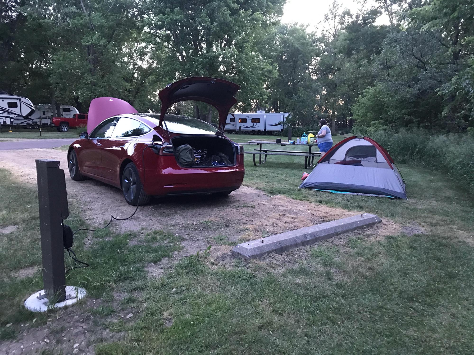 Blue Mounds State Park Campground Hardwick, MN EV Station