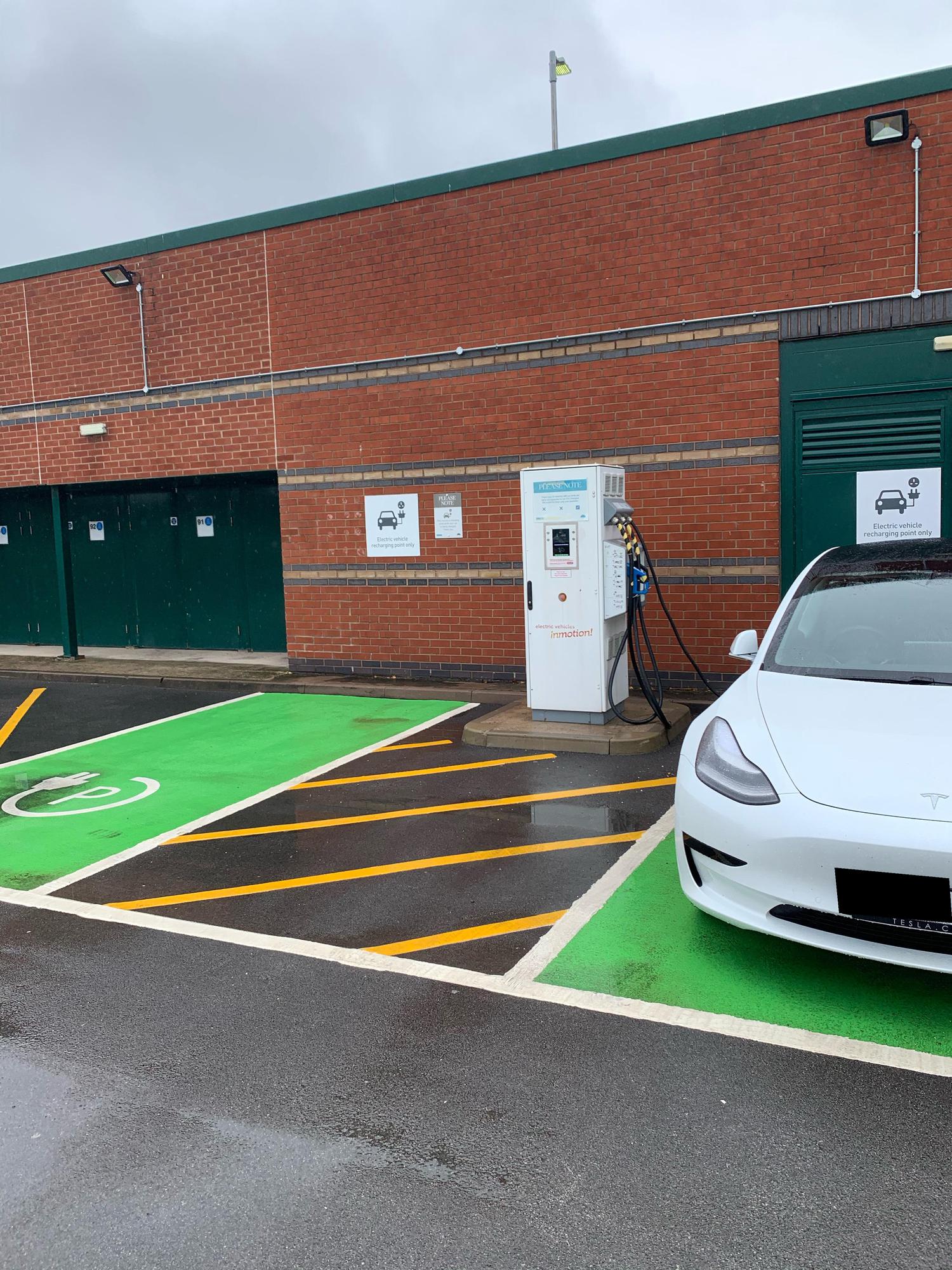 Meadowhall Centre Orange Car Park Sheffield, England EV Station