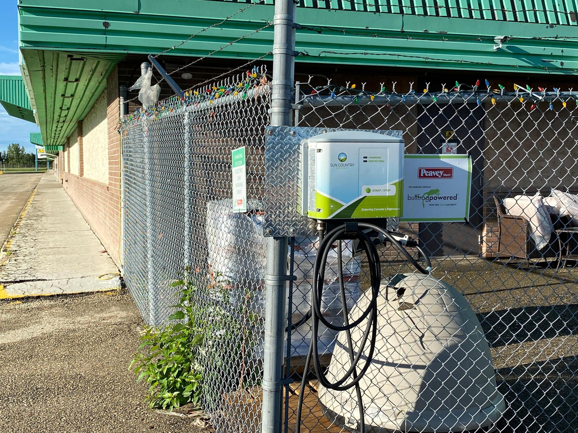 Peavey Mart AB EV Station