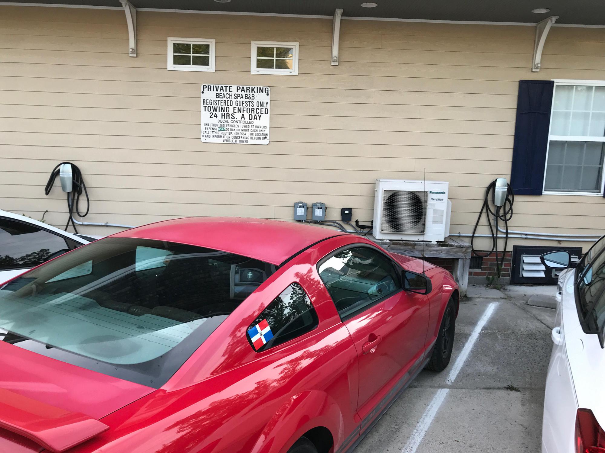 Beach Spa Bed & Breakfast Virginia Beach, VA EV Station